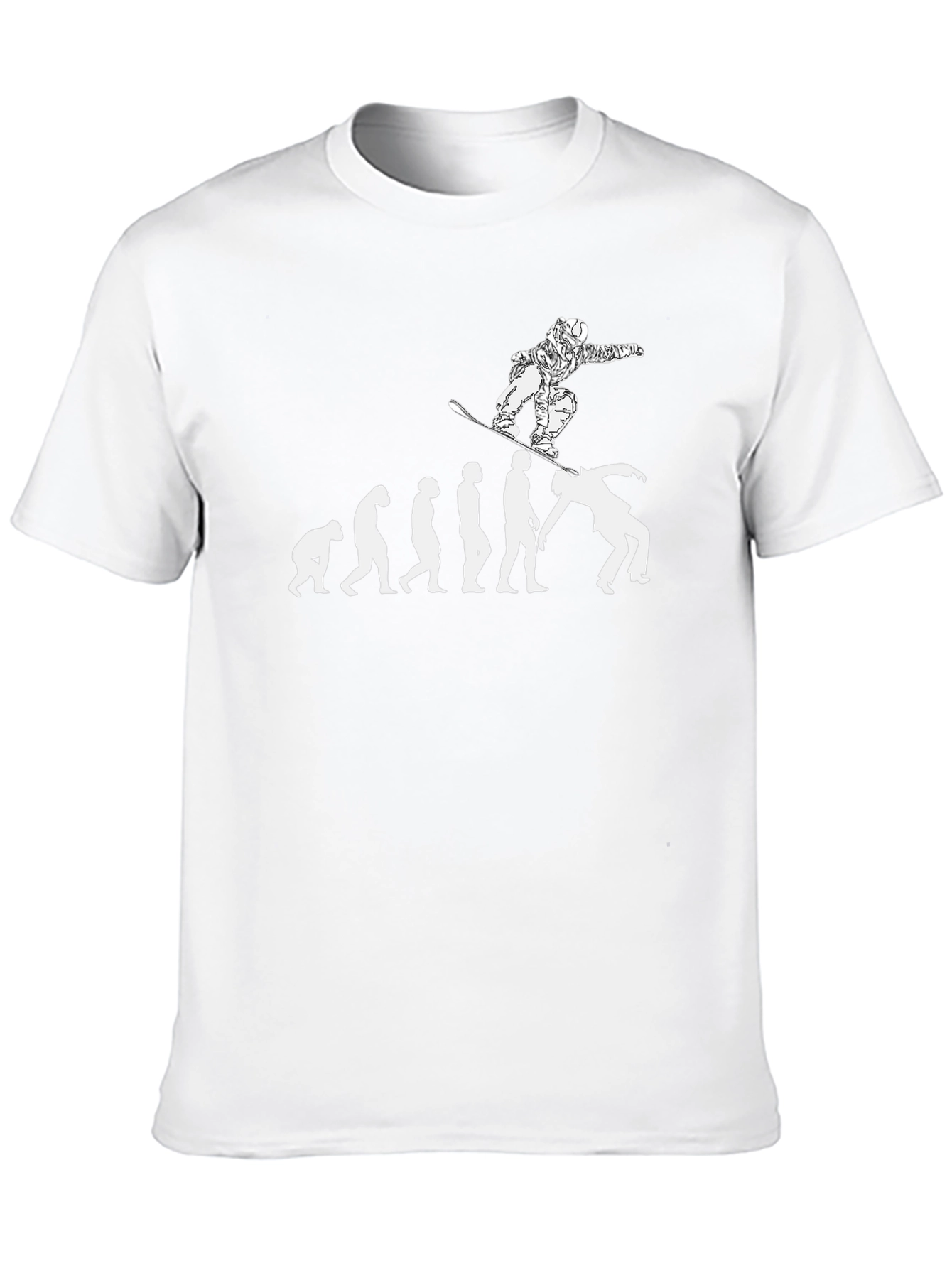 Evolution of Snowboarding T-Shirt