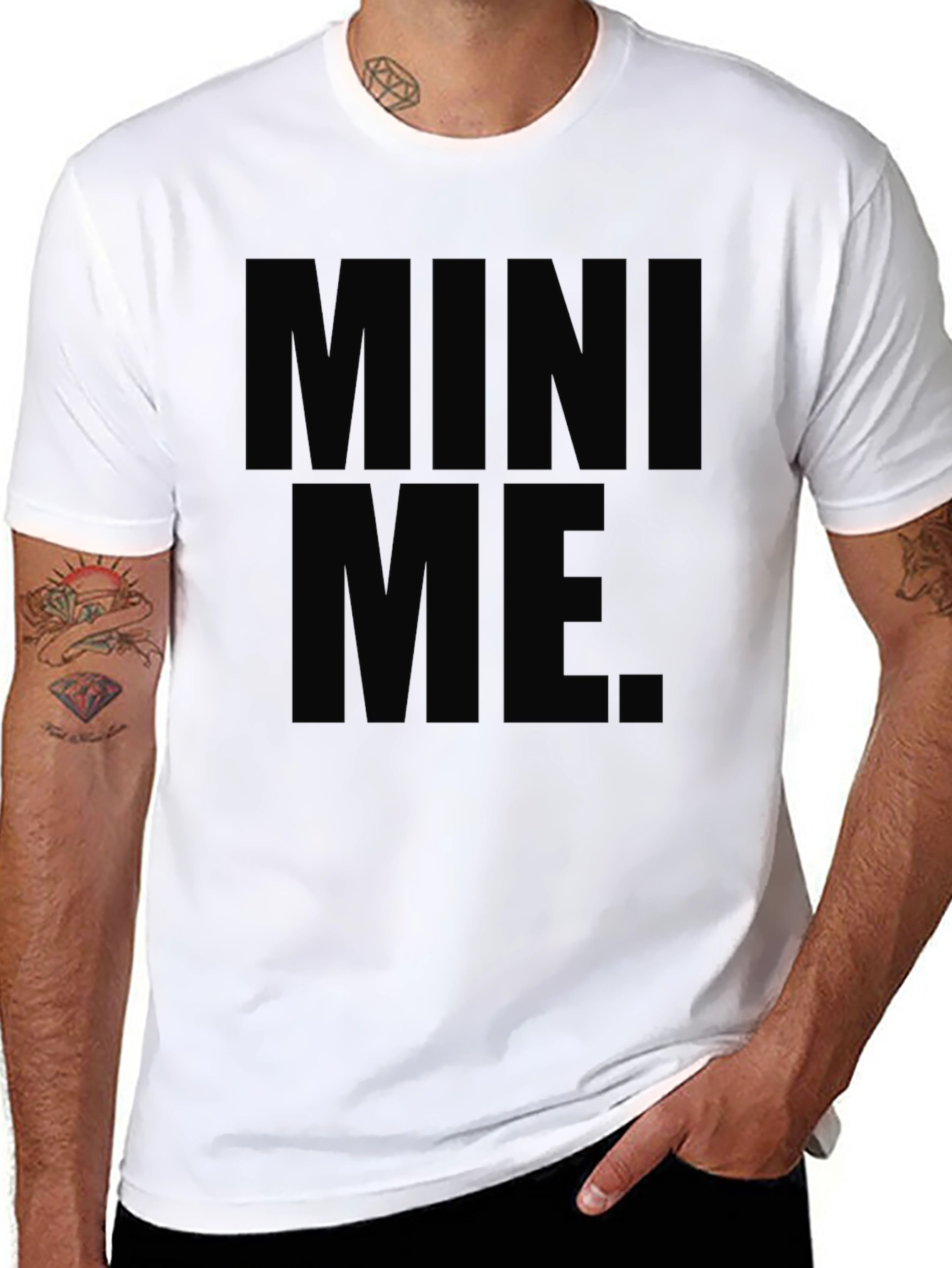 Mini Me Black T-Shirt - Humorous Novelty Tee