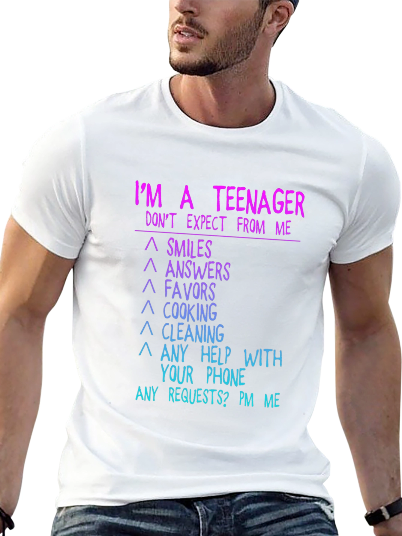 Teenager Expectation T-Shirt Funny Novelty Tee