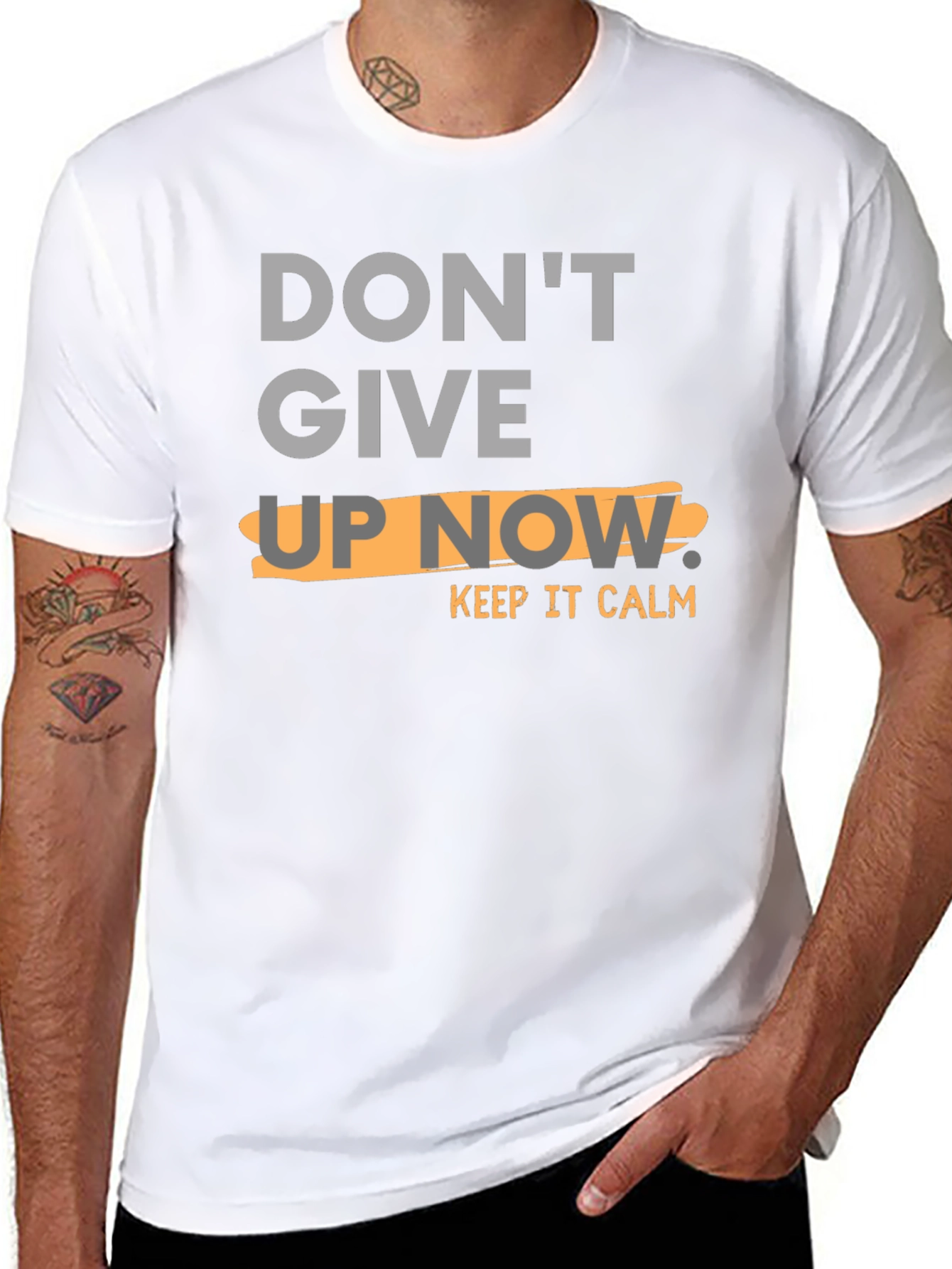 Motivational Dont Give Up Now T-Shirt
