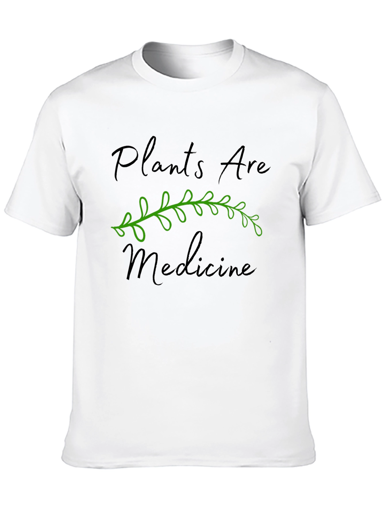 Plants are Medicine Graphic Tee - Black Unisex T-Shirt