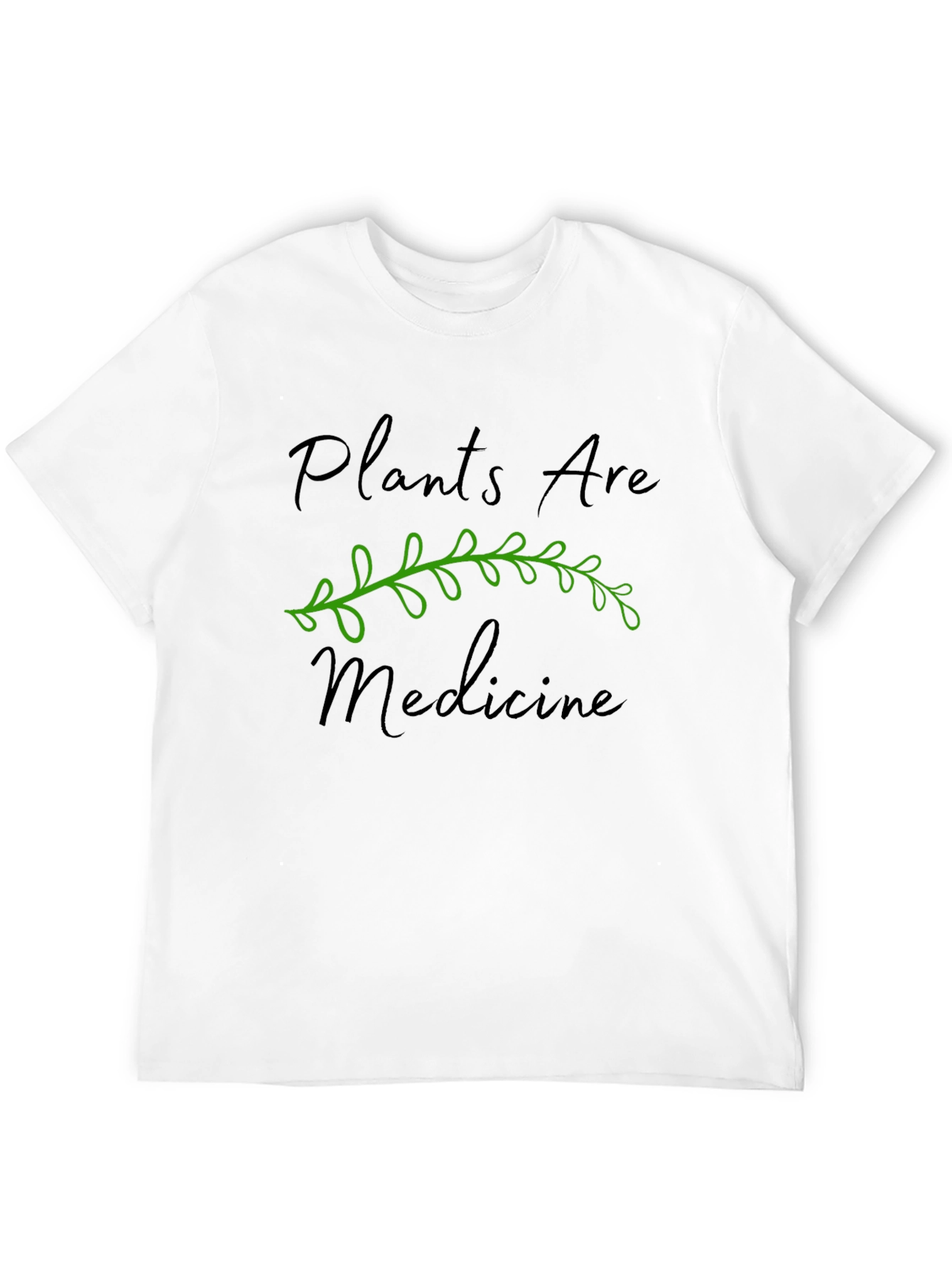 Plants are Medicine Graphic Tee - Black Unisex T-Shirt