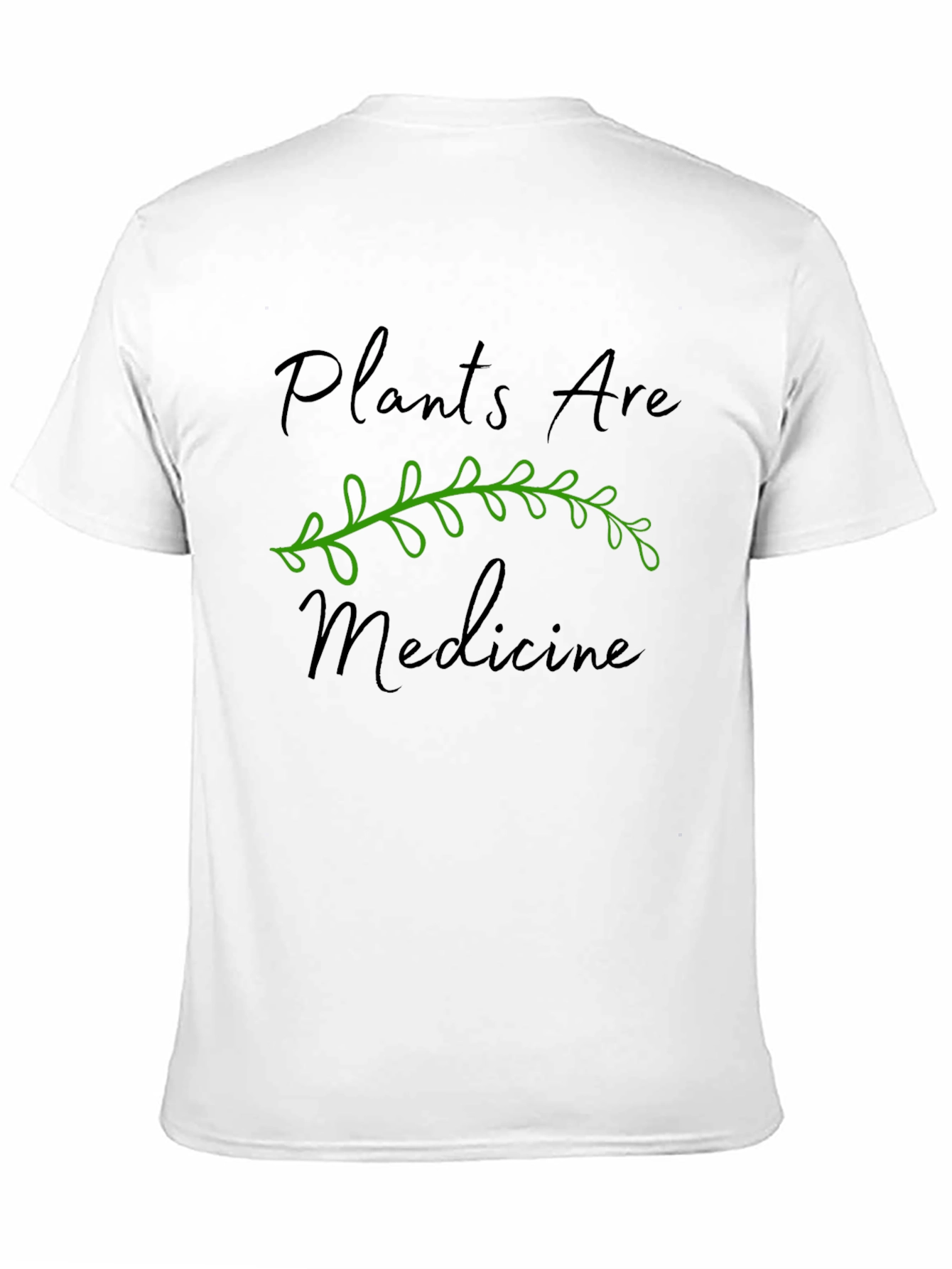 Plants are Medicine Graphic Tee - Black Unisex T-Shirt