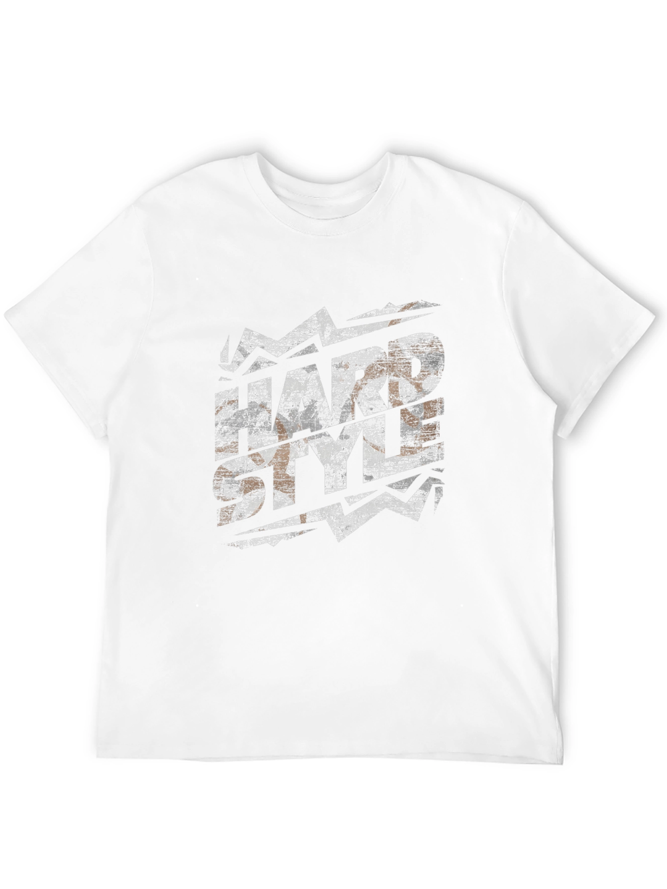 Hardstyle Graphic Print Mens Black T-Shirt