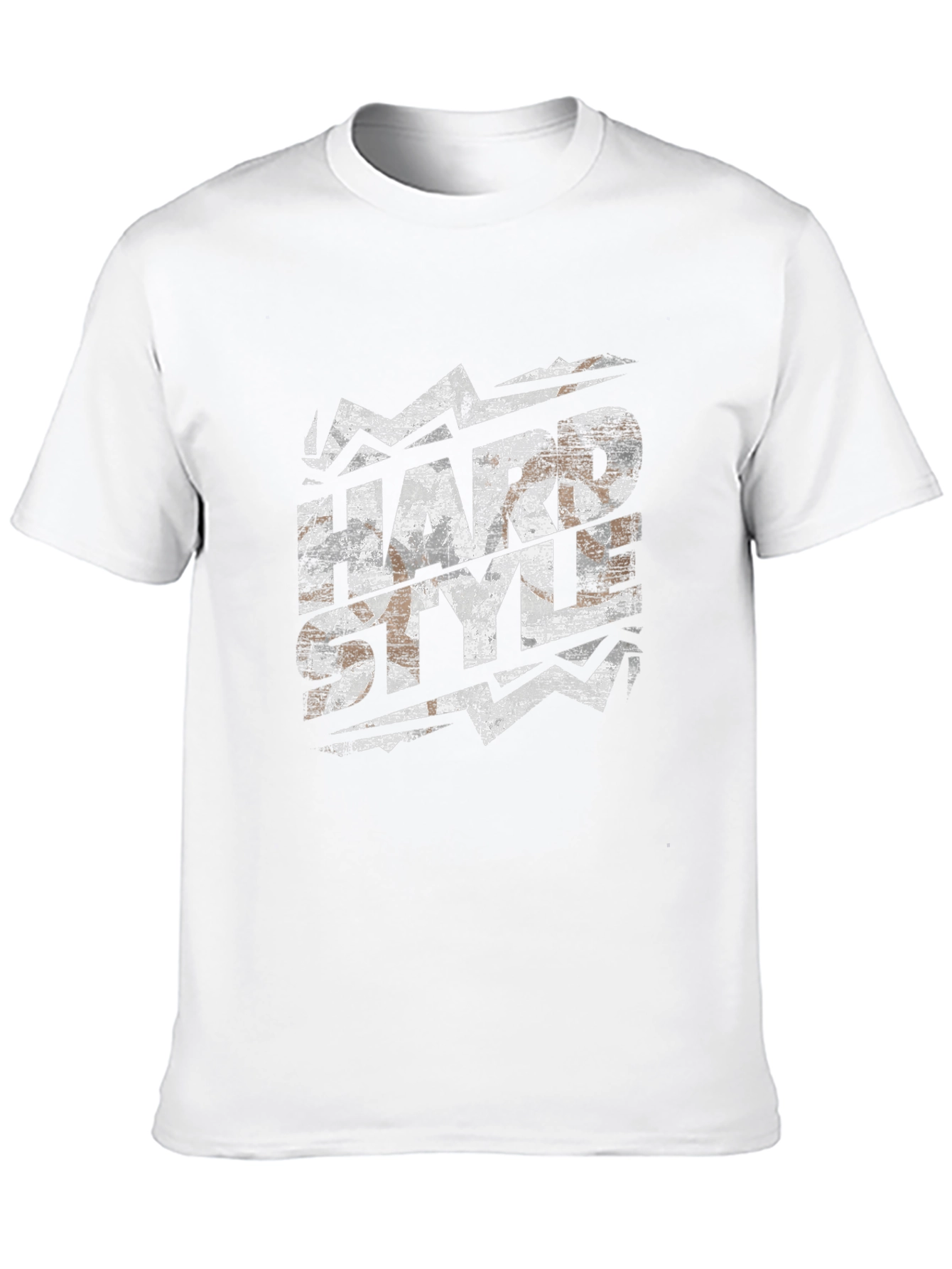 Hardstyle Graphic Print Mens Black T-Shirt