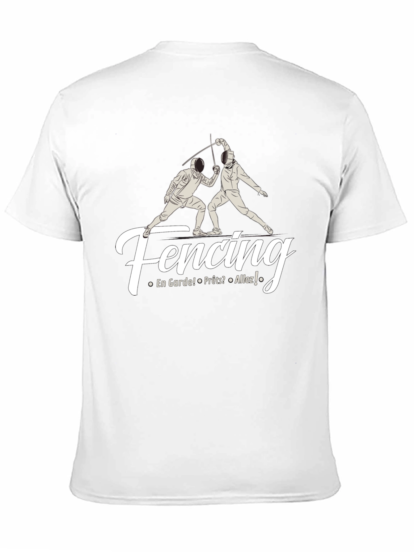 Fencing T-Shirt - En Garde! Design