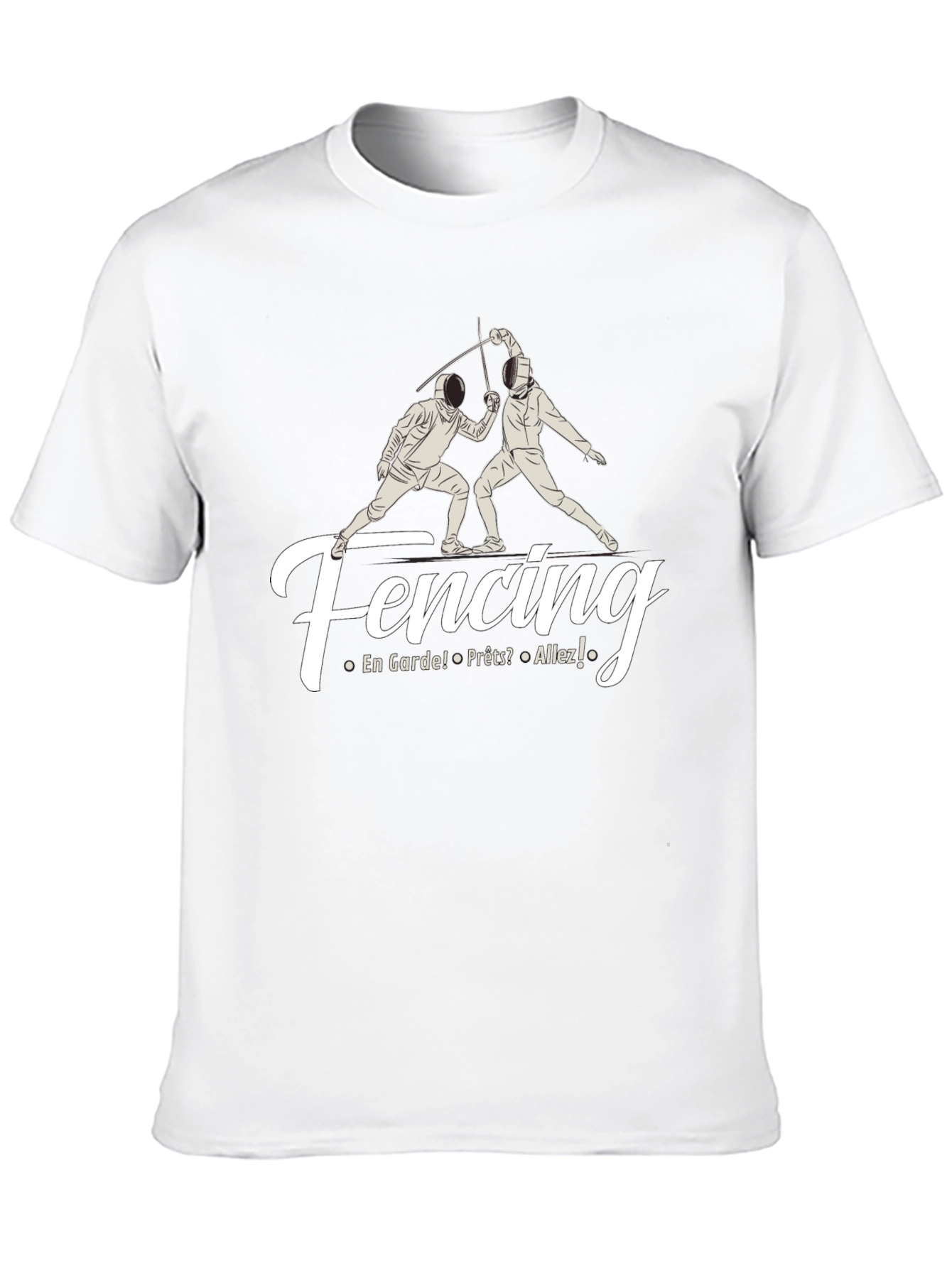 Fencing T-Shirt - En Garde! Design