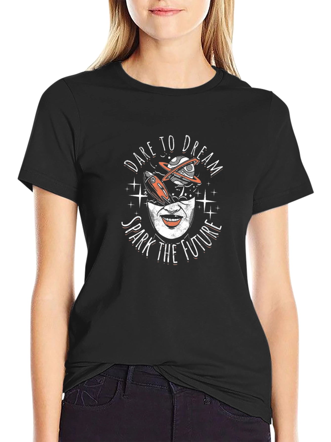 Dare to Dream Graphic T-Shirt - Spark the Future