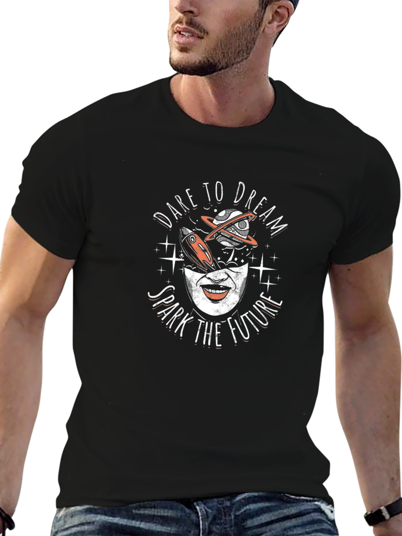 Dare to Dream Graphic T-Shirt - Spark the Future