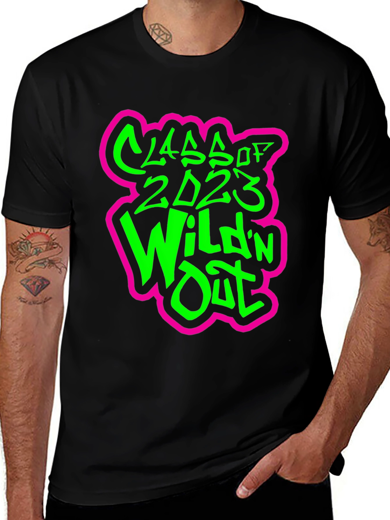 Class of 2023 Wildn Out Black Graphic Tee