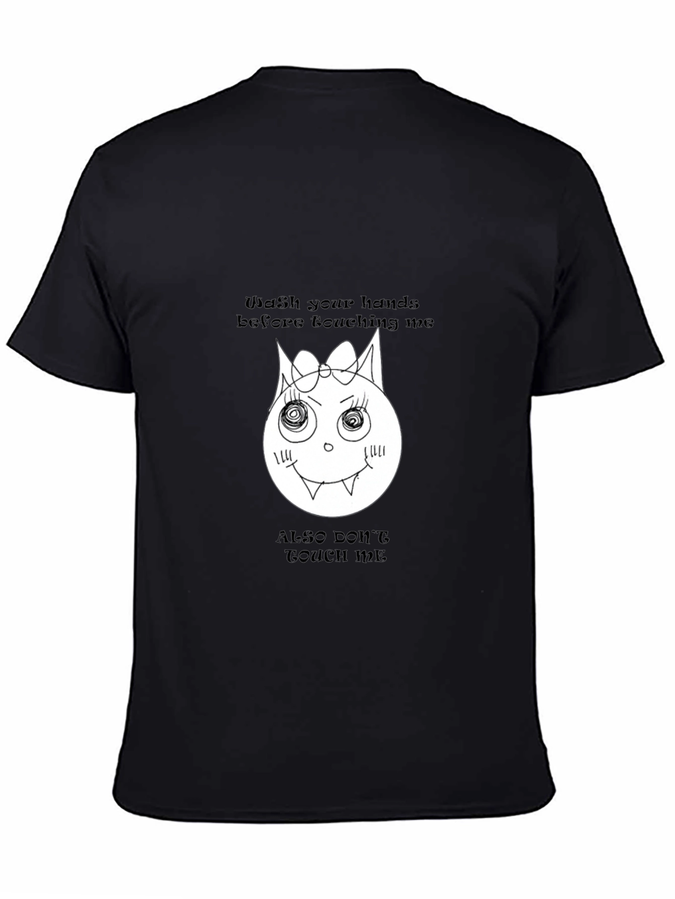 Quarantine Cat T-Shirt - Wash Your Hands Graphic Tee