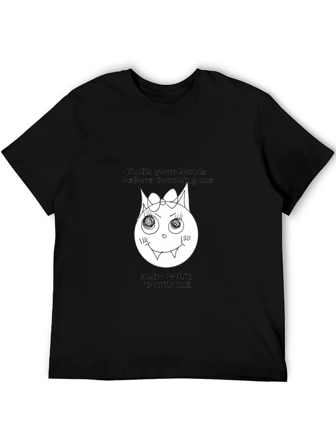 Quarantine Cat T-Shirt - Wash Your Hands Graphic Tee