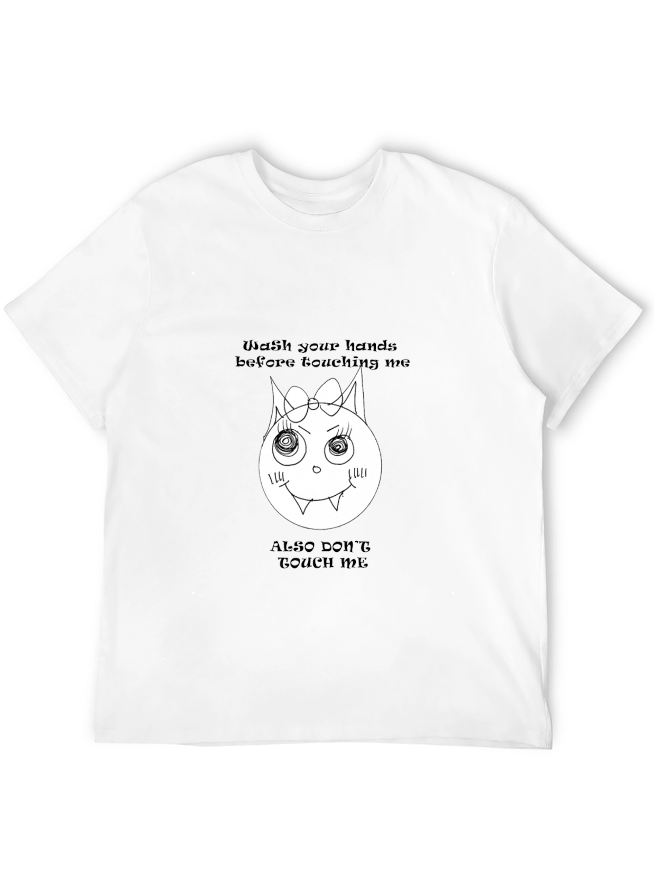 Quarantine Cat T-Shirt - Wash Your Hands Graphic Tee