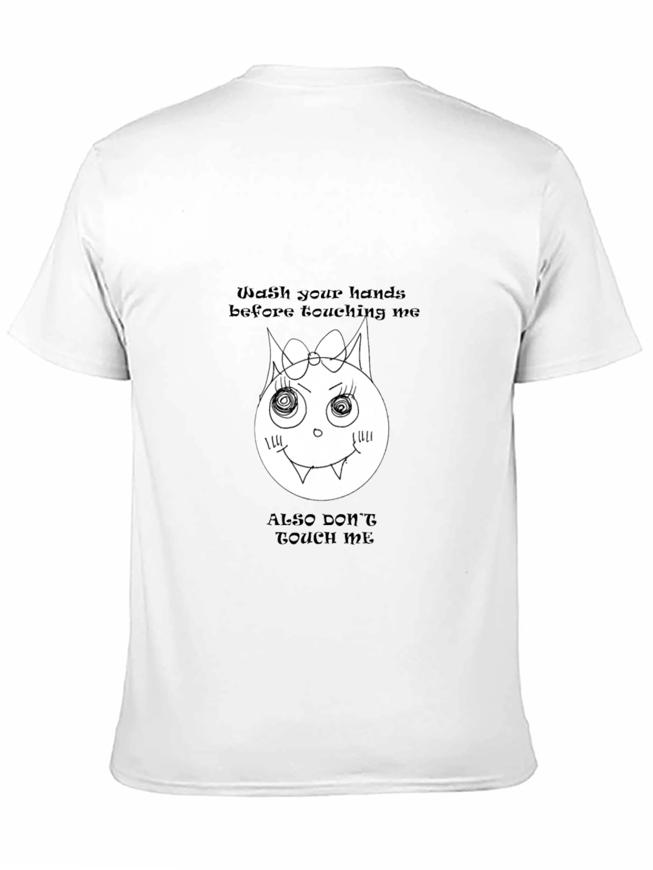 Quarantine Cat T-Shirt - Wash Your Hands Graphic Tee