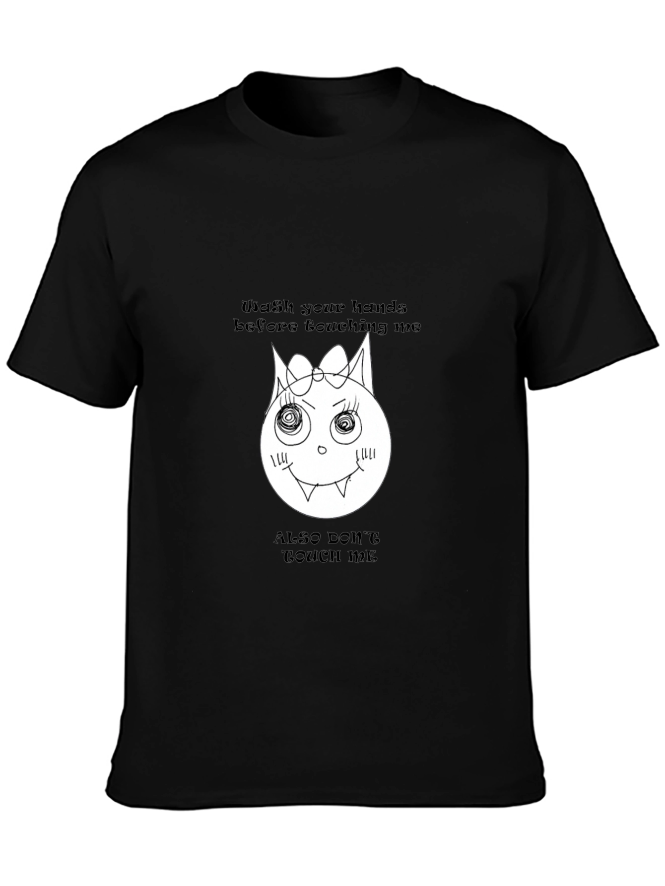 Quarantine Cat T-Shirt - Wash Your Hands Graphic Tee