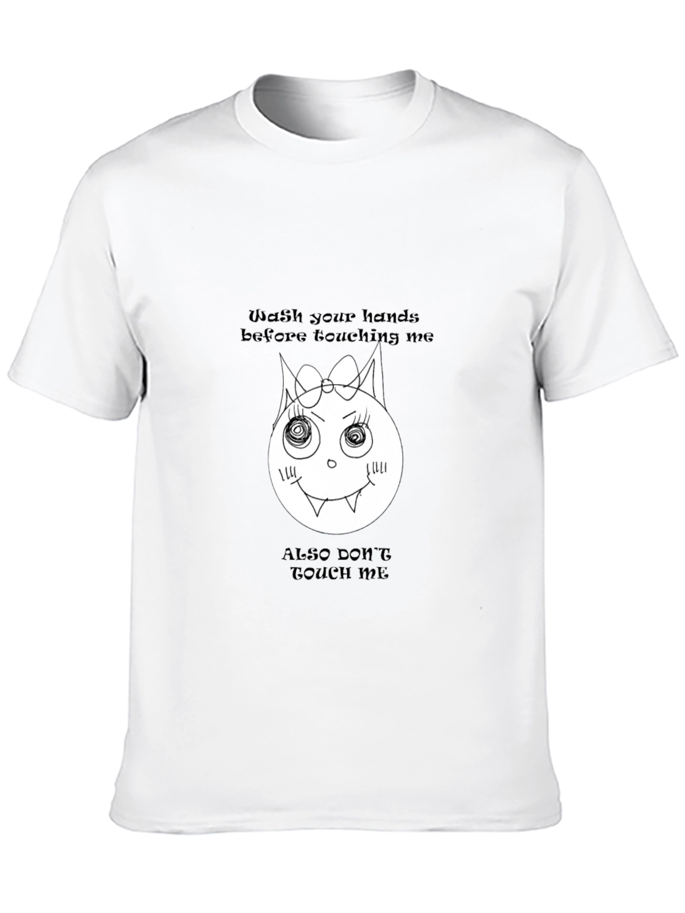 Quarantine Cat T-Shirt - Wash Your Hands Graphic Tee