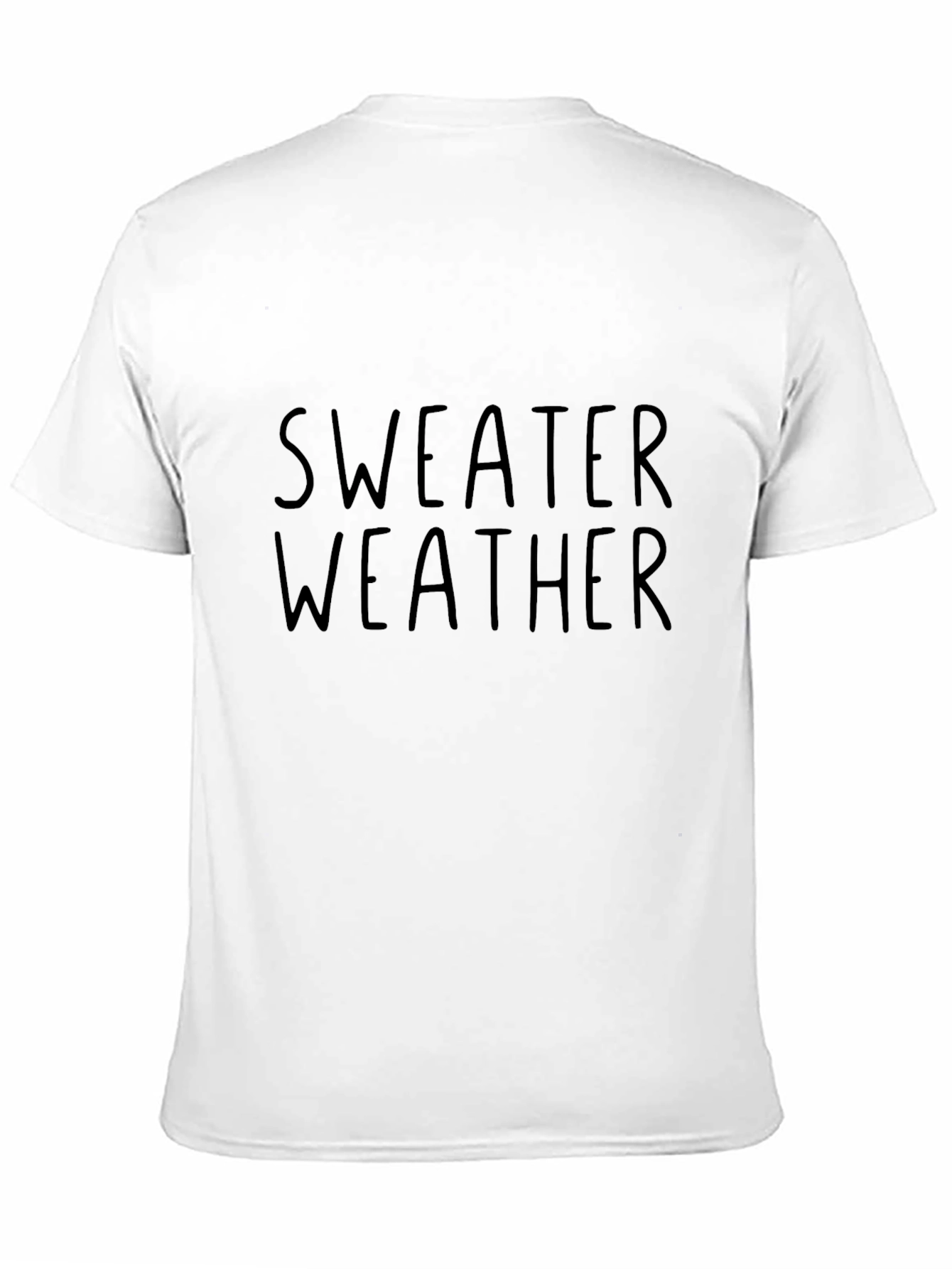 Sweater Weather Black Graphic Tee