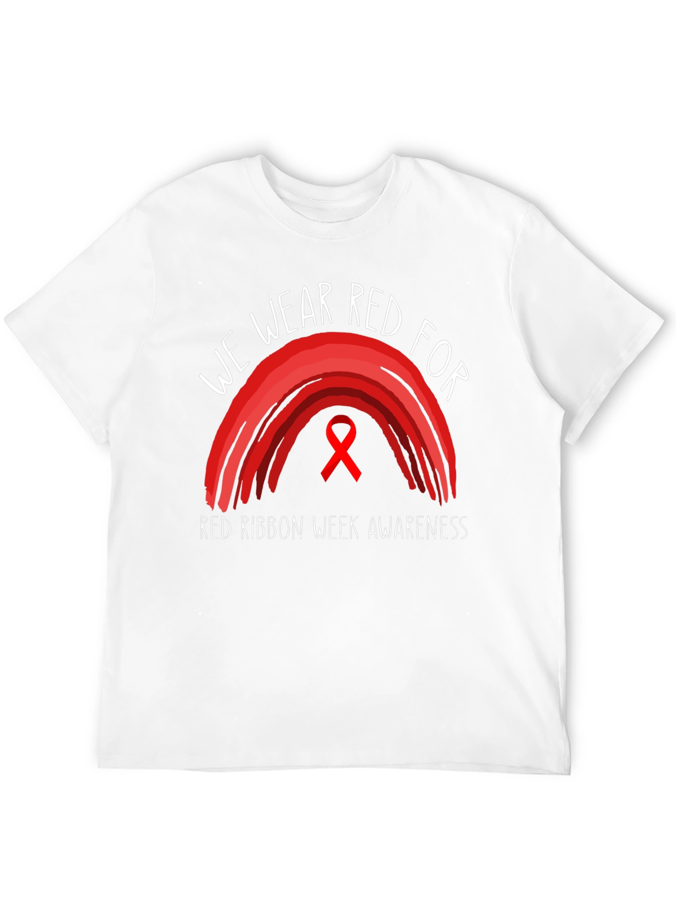 Red Ribbon Week Awareness Graphic Tee