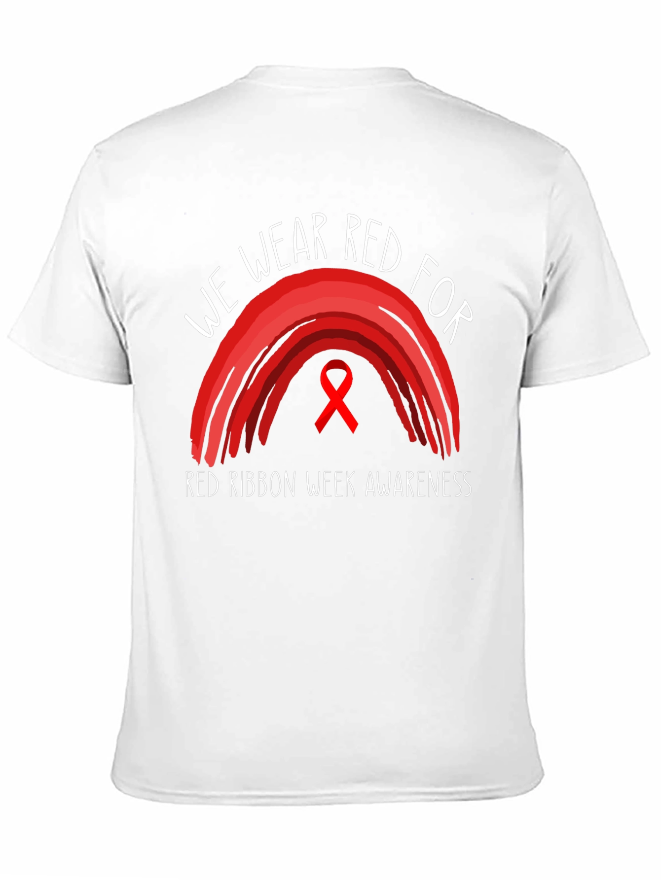 Red Ribbon Week Awareness Graphic Tee