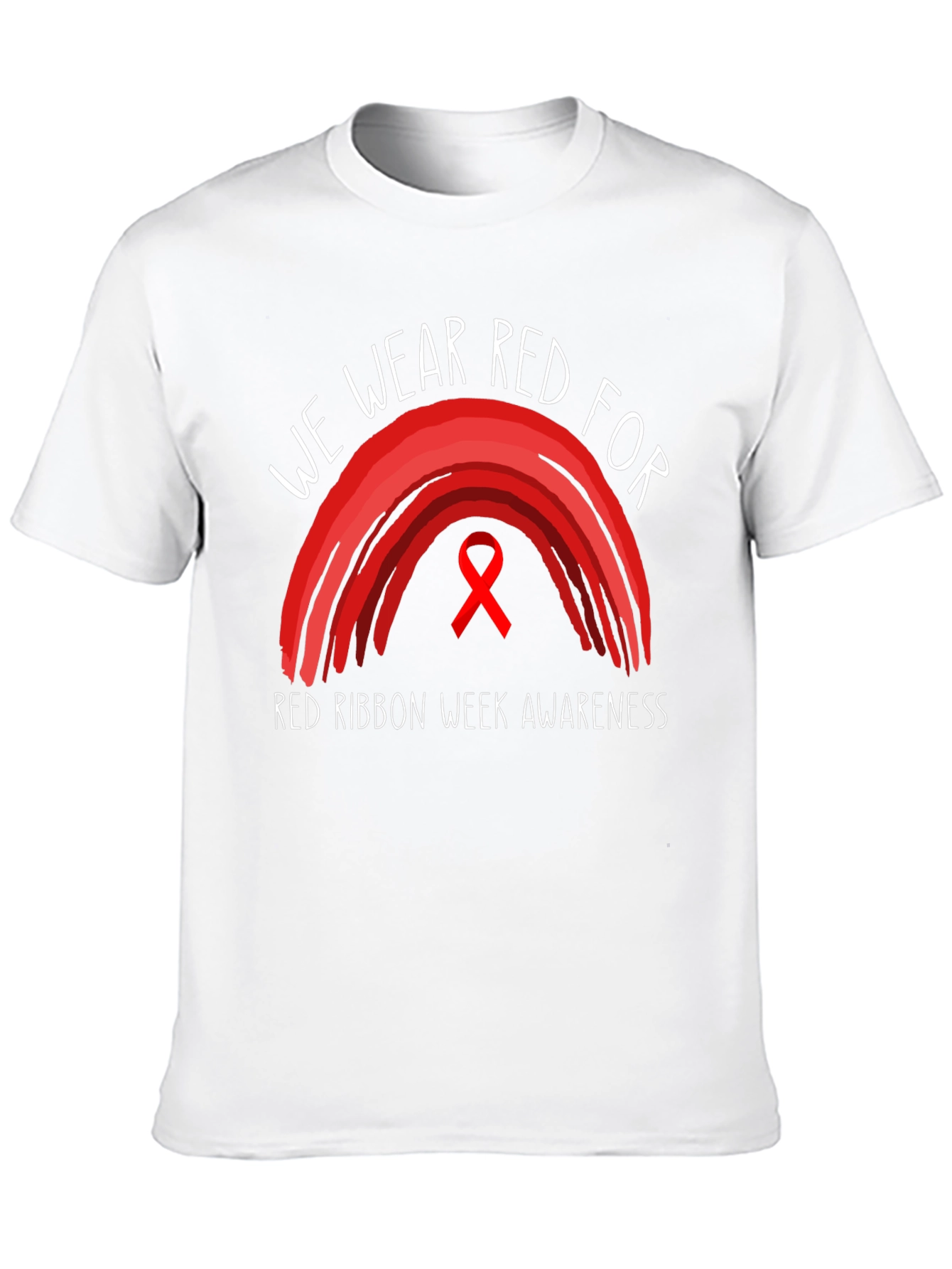 Red Ribbon Week Awareness Graphic Tee
