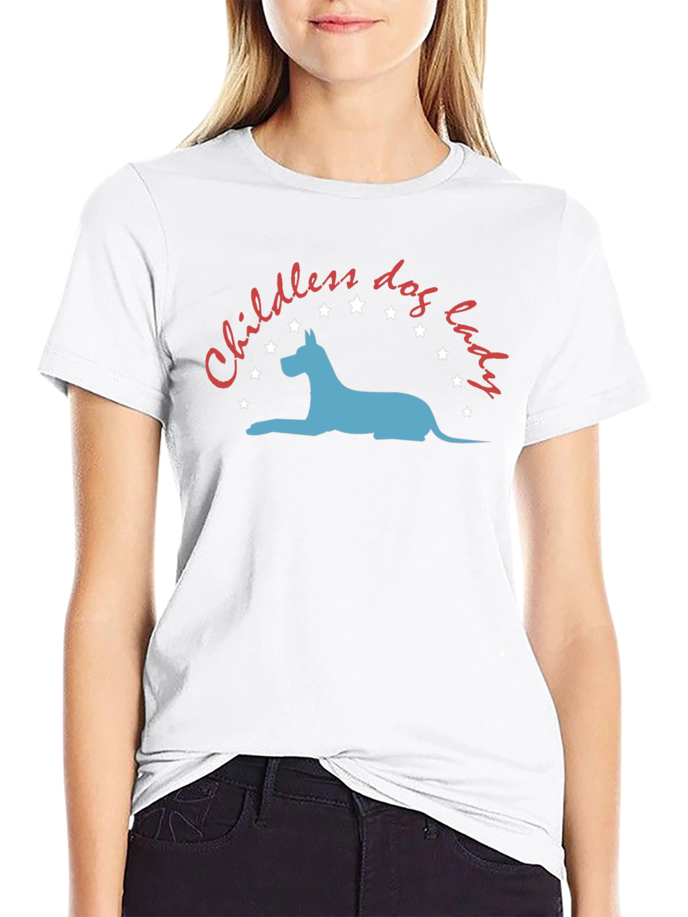 Childless Dog Lady Graphic Tee