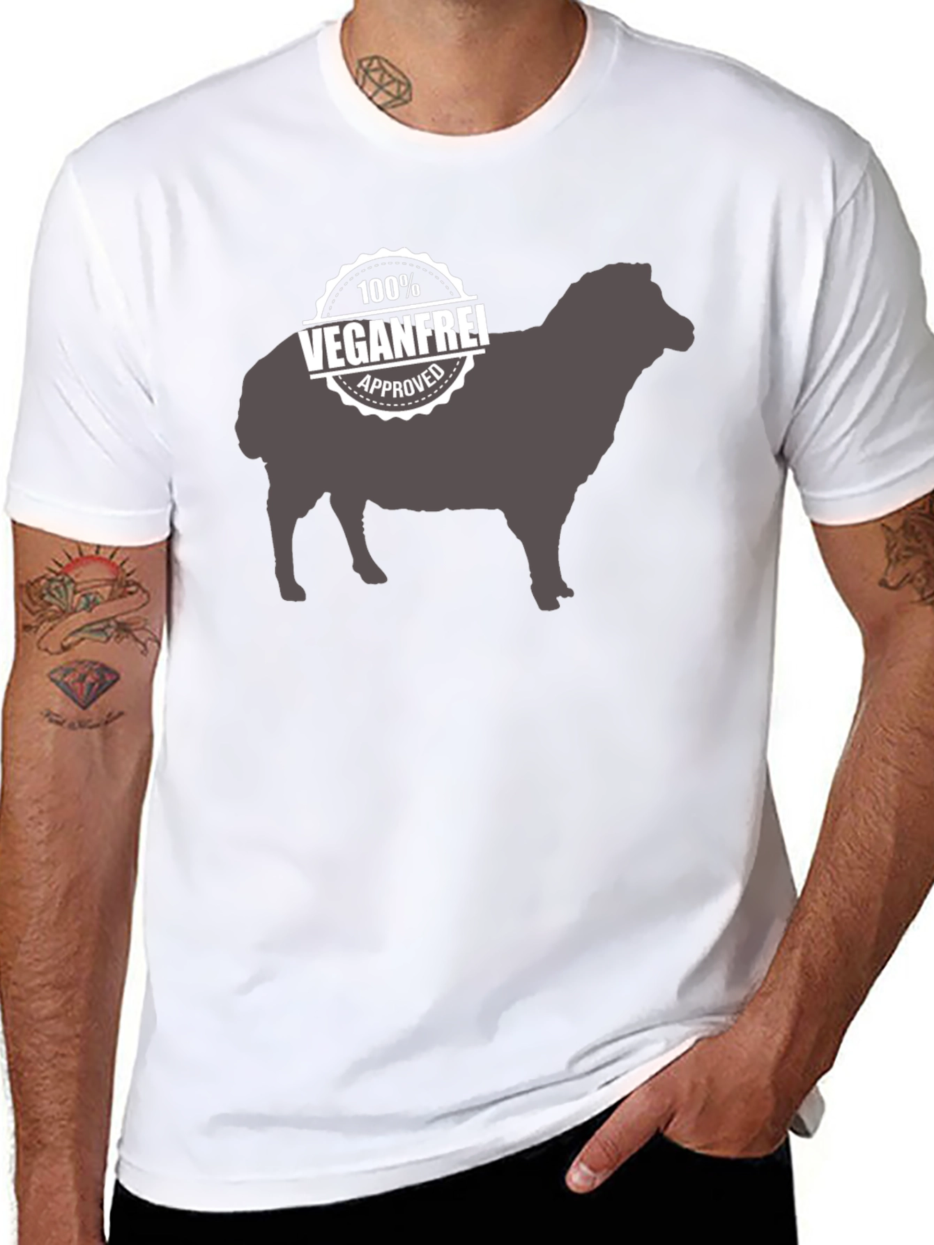 Vegan Sheep T-Shirt - Cruelty-Free Fashion!