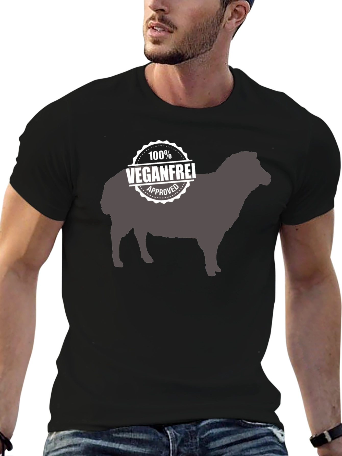 Vegan Sheep T-Shirt - Cruelty-Free Fashion!