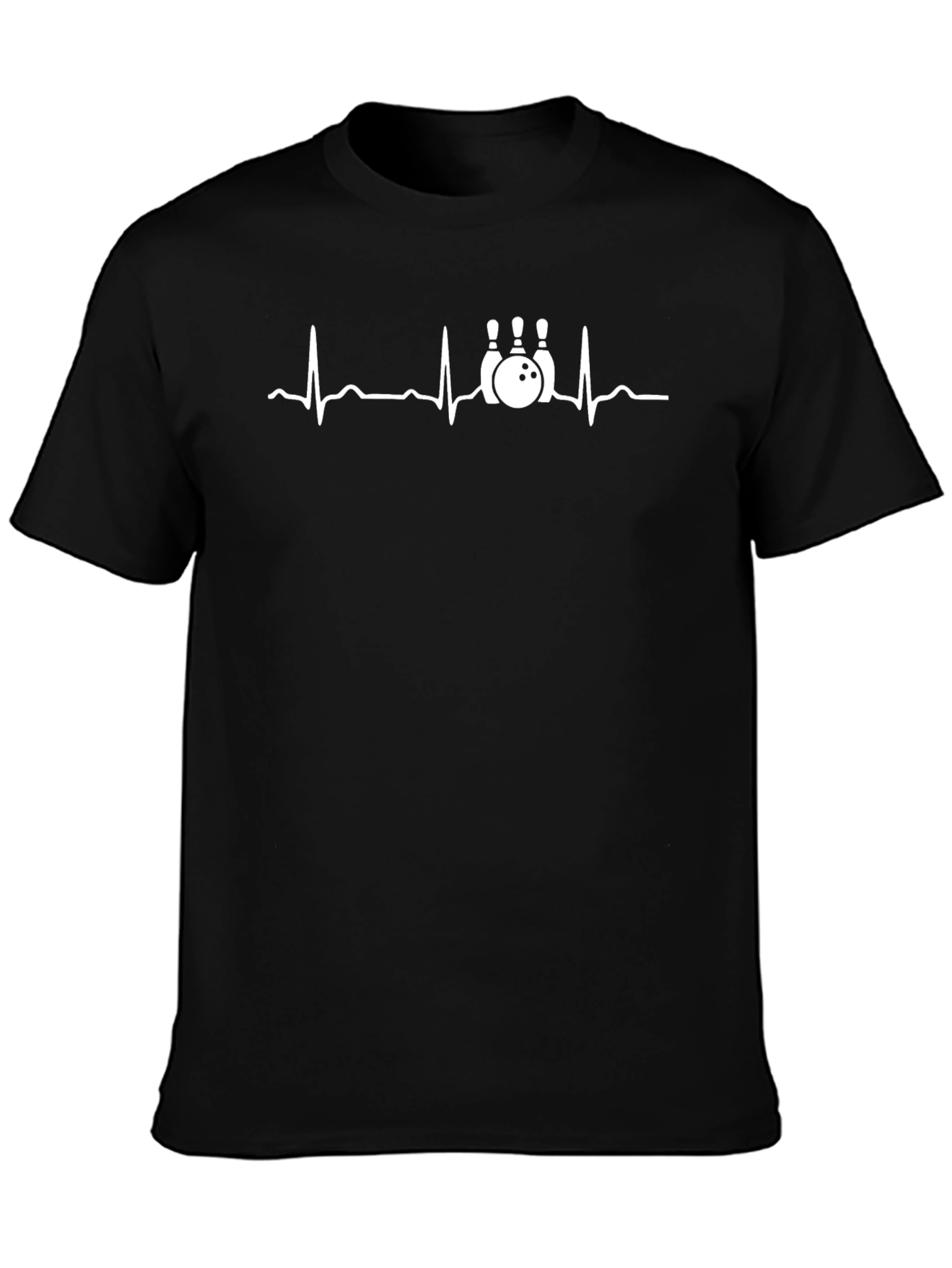 Bowling Heartbeat T-Shirt - Strike Up the Fun!