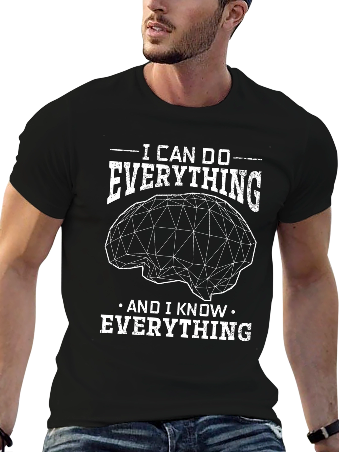 I Can Do Everything Brain Graphic T-Shirt