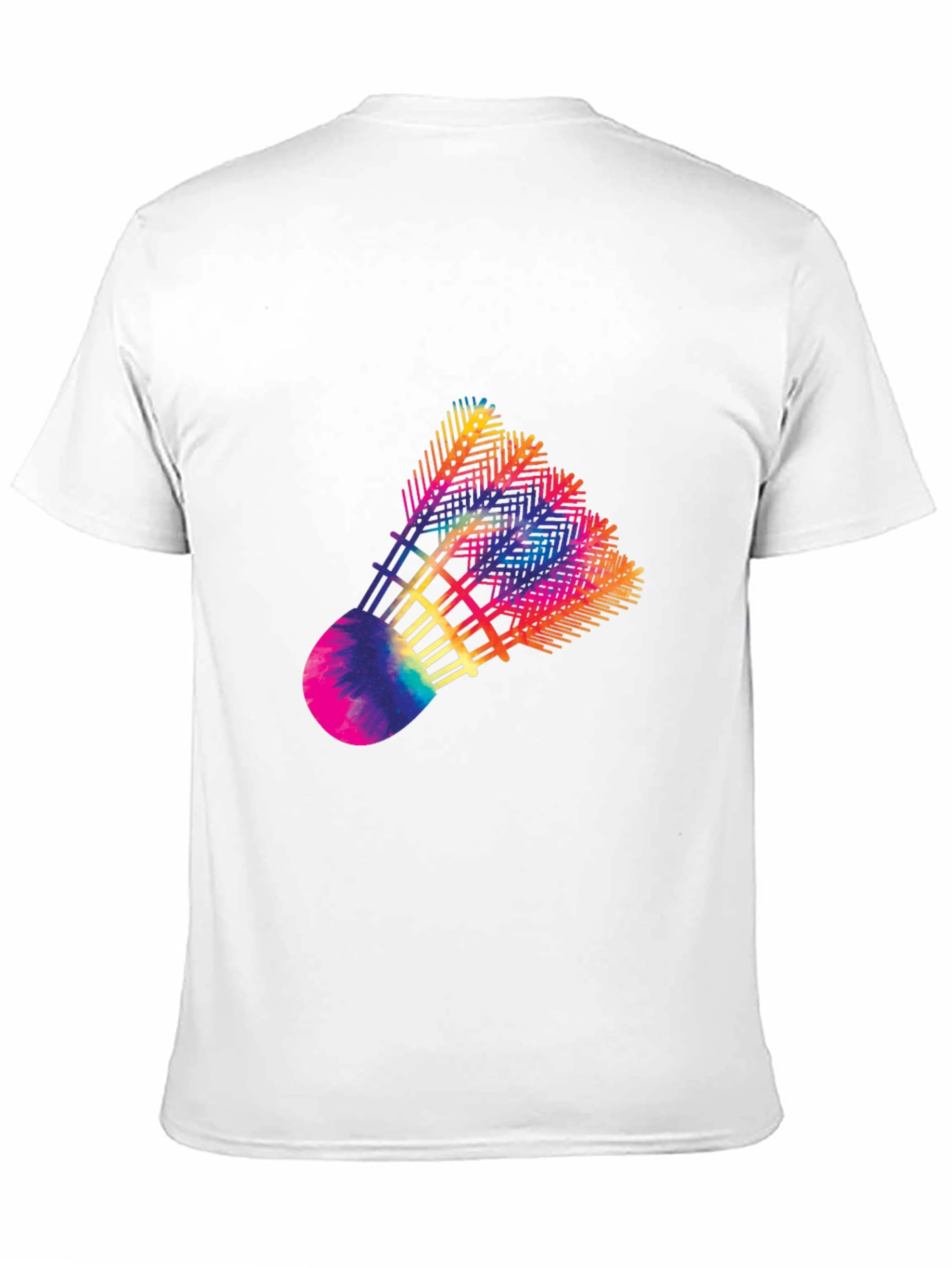 Rainbow Shuttlecock Graphic Tee