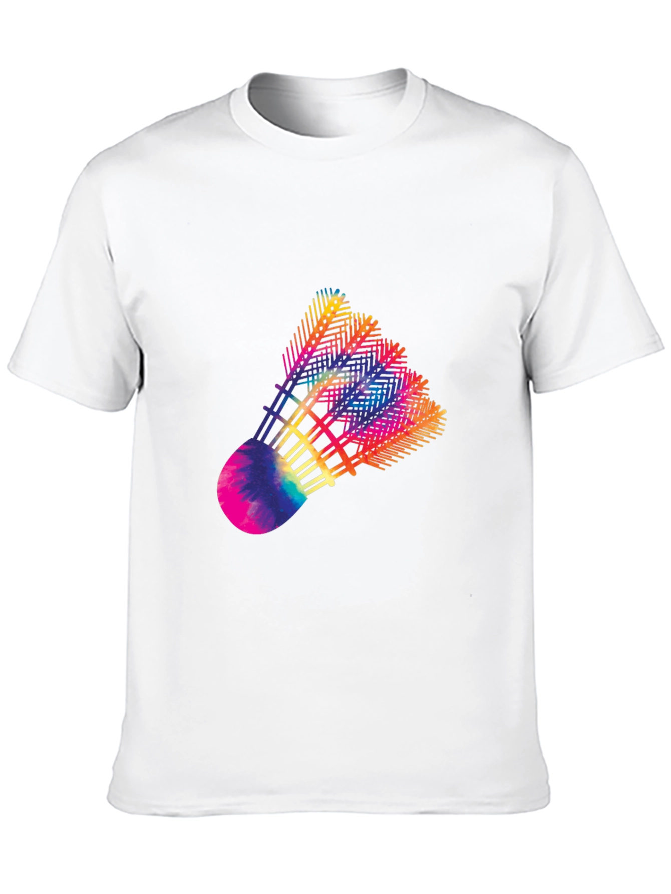 Rainbow Shuttlecock Graphic Tee