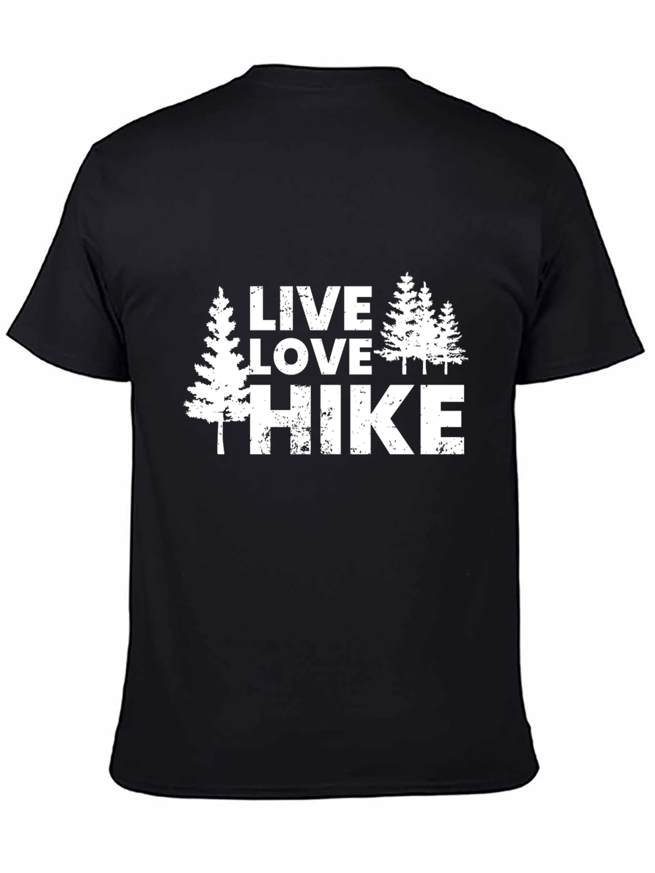 Live Love Hike Graphic Tee - Black