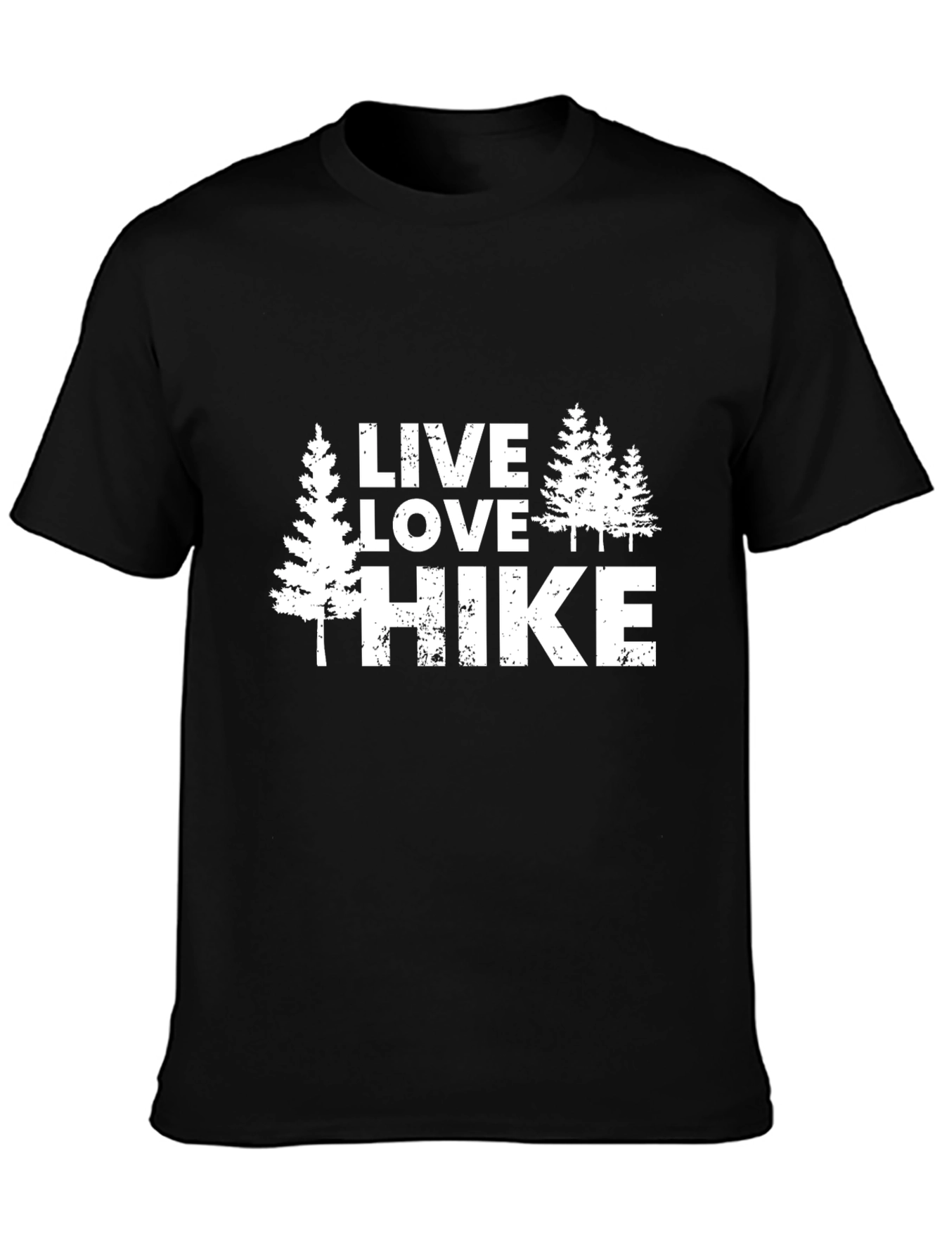 Live Love Hike Graphic Tee - Black