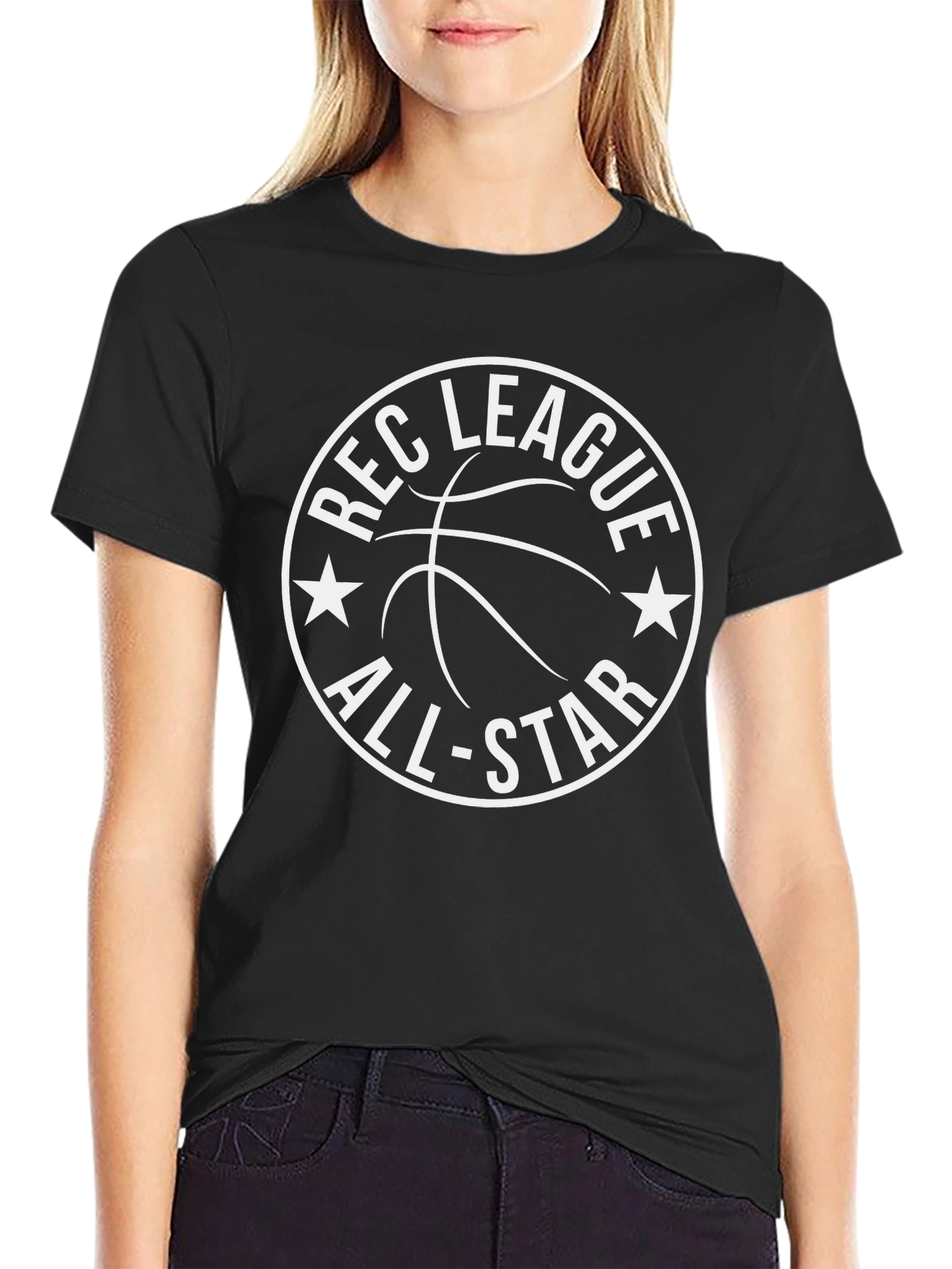Rec League All-Star Basketball Graphic Tee