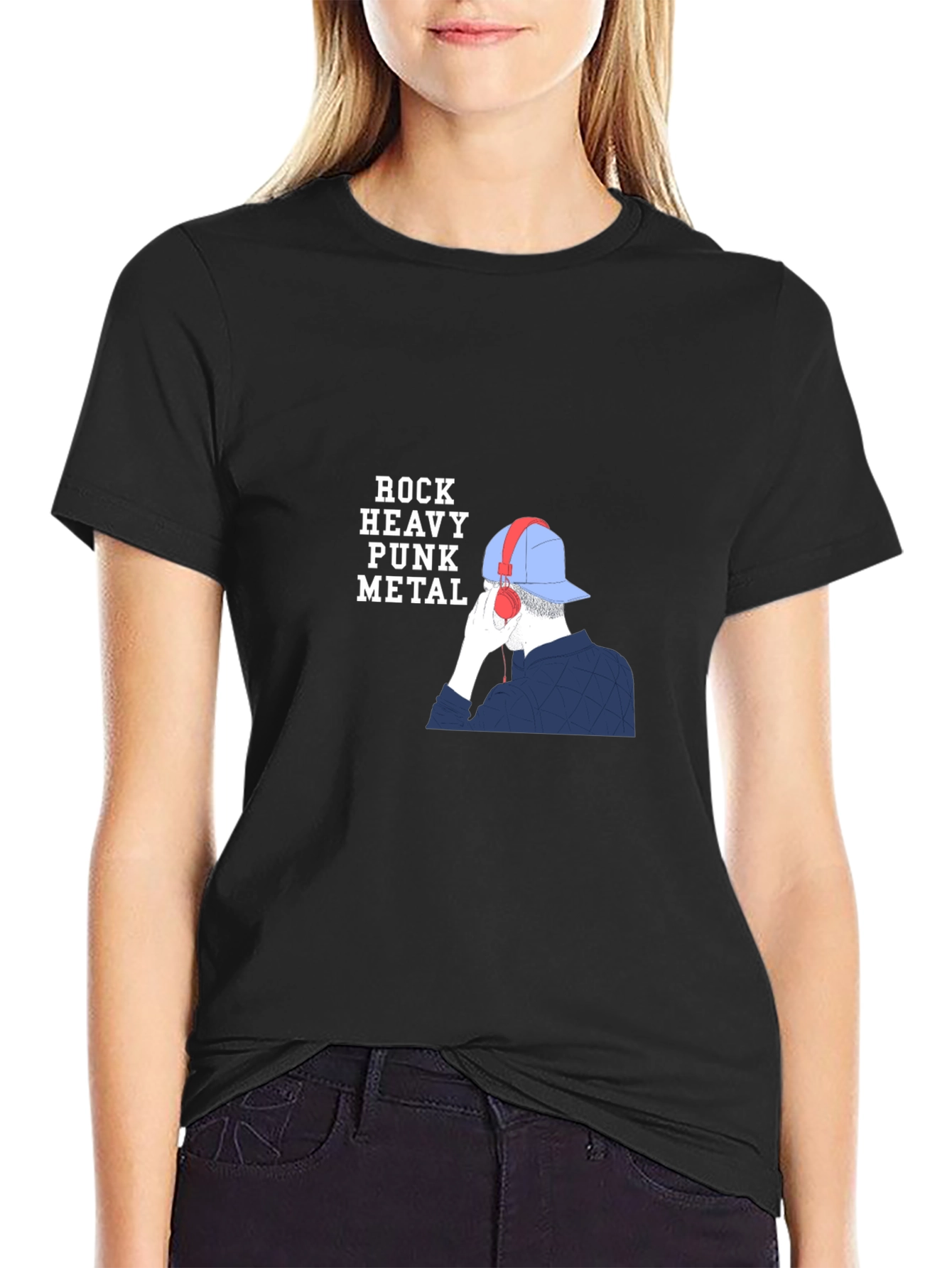 Rock Heavy Punk Metal Graphic T-Shirt