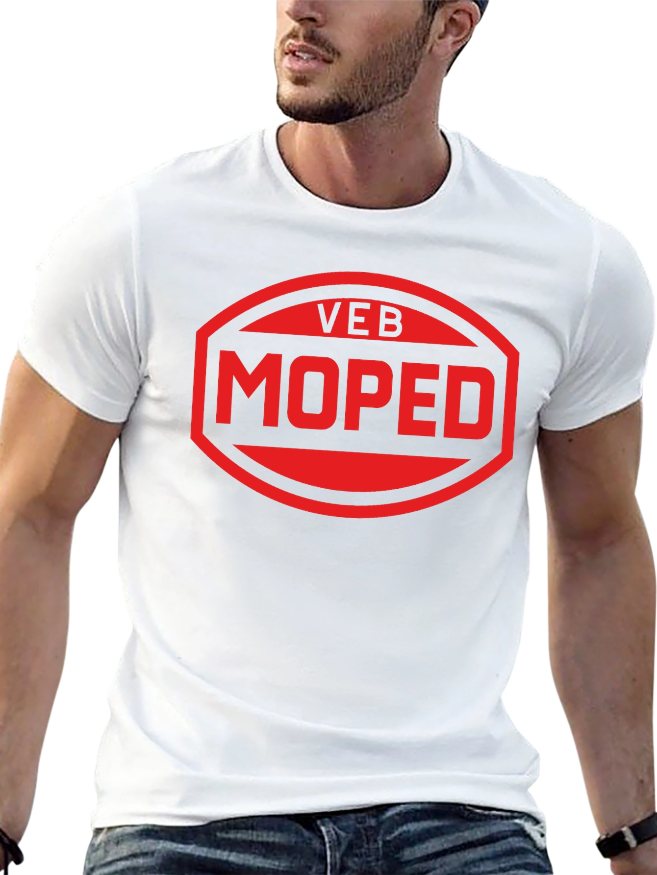 VEB Moped Graphic T-Shirt - Classic Automotive Apparel