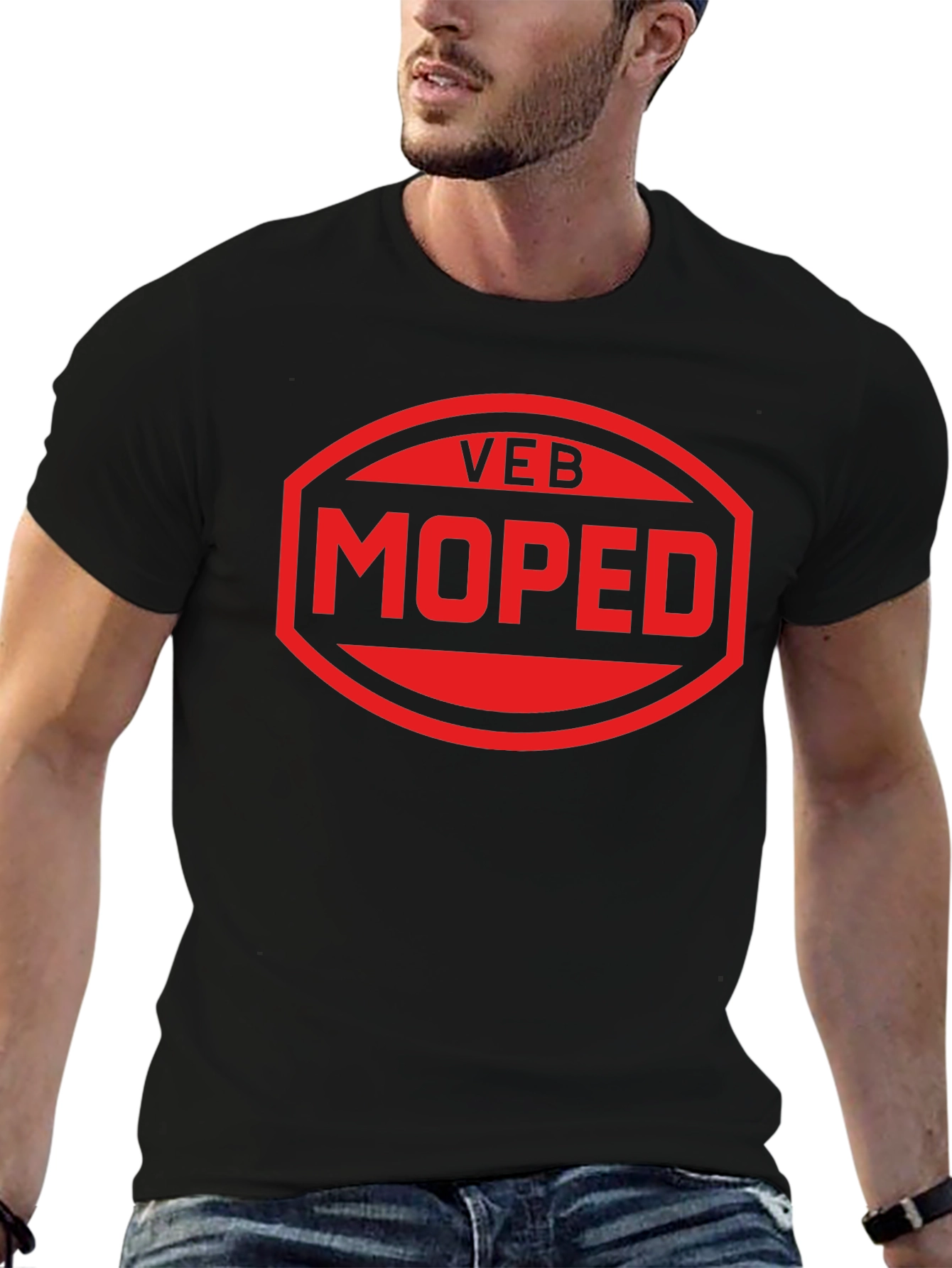 VEB Moped Graphic T-Shirt - Classic Automotive Apparel