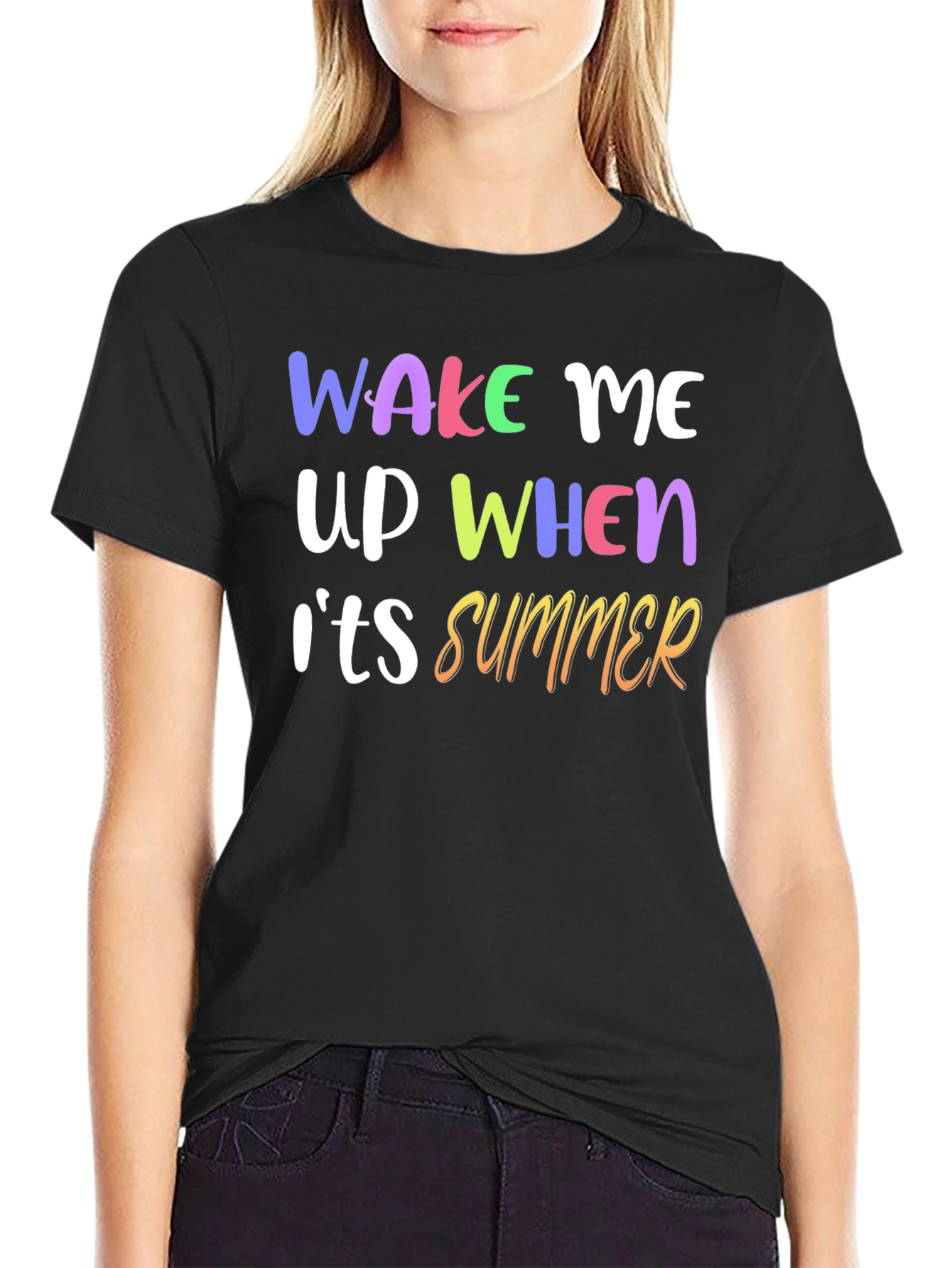 Wake Me Up When Its Summer Graphic T-Shirt