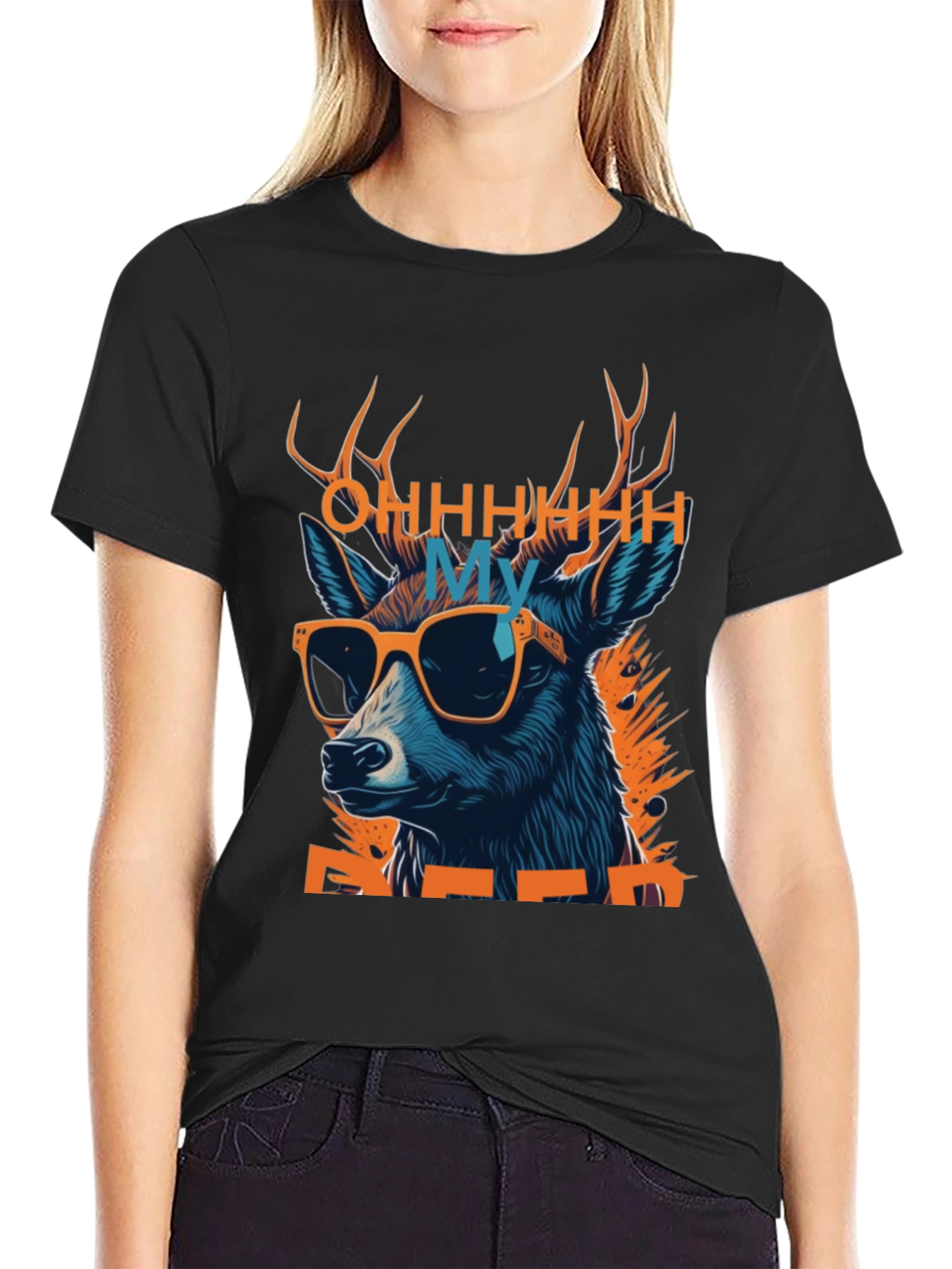 Oh My Deer T-Shirt - Cool Animal Graphic Tee