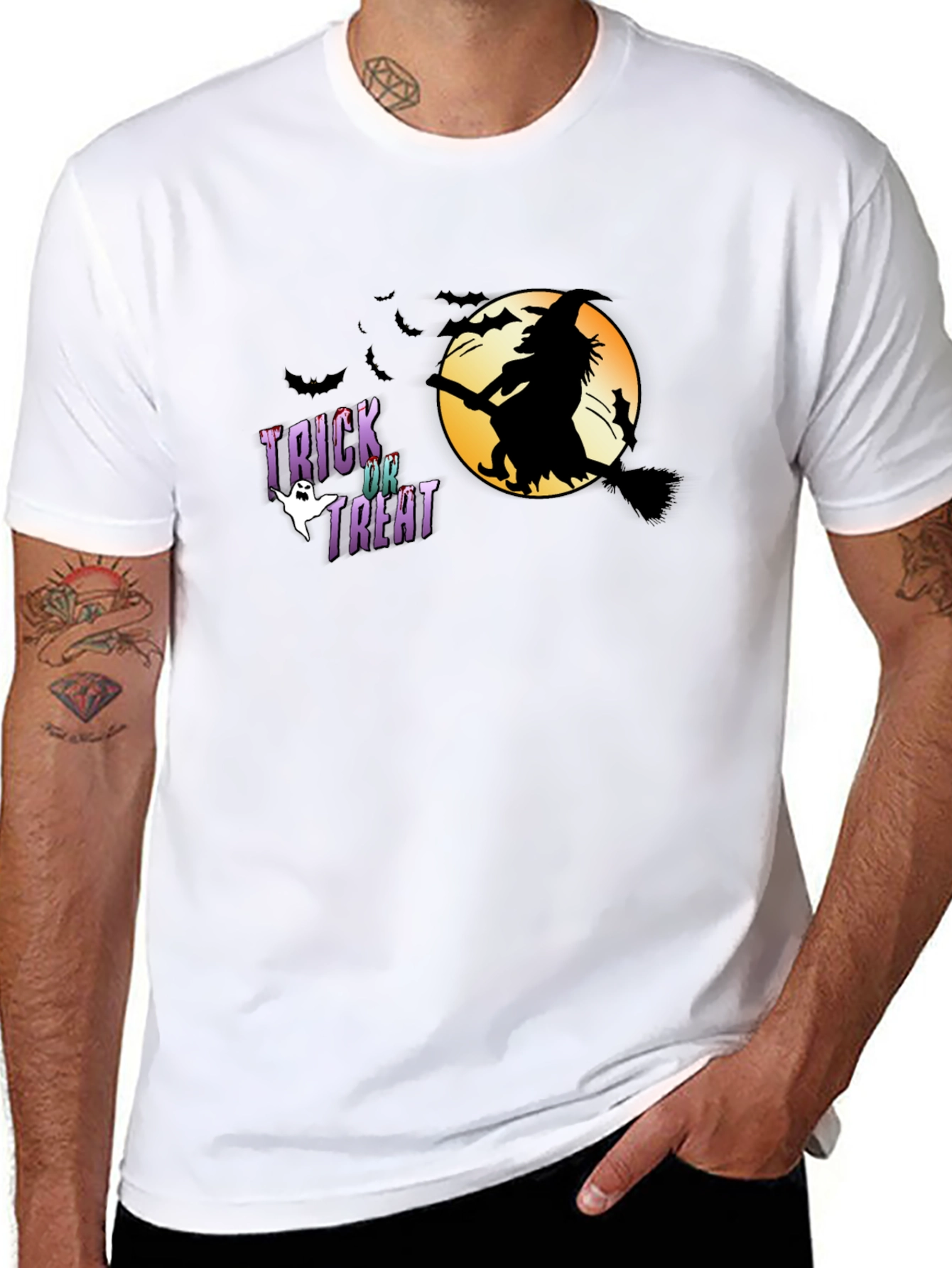 Halloween Witch T-Shirt - Trick or Treat Tee