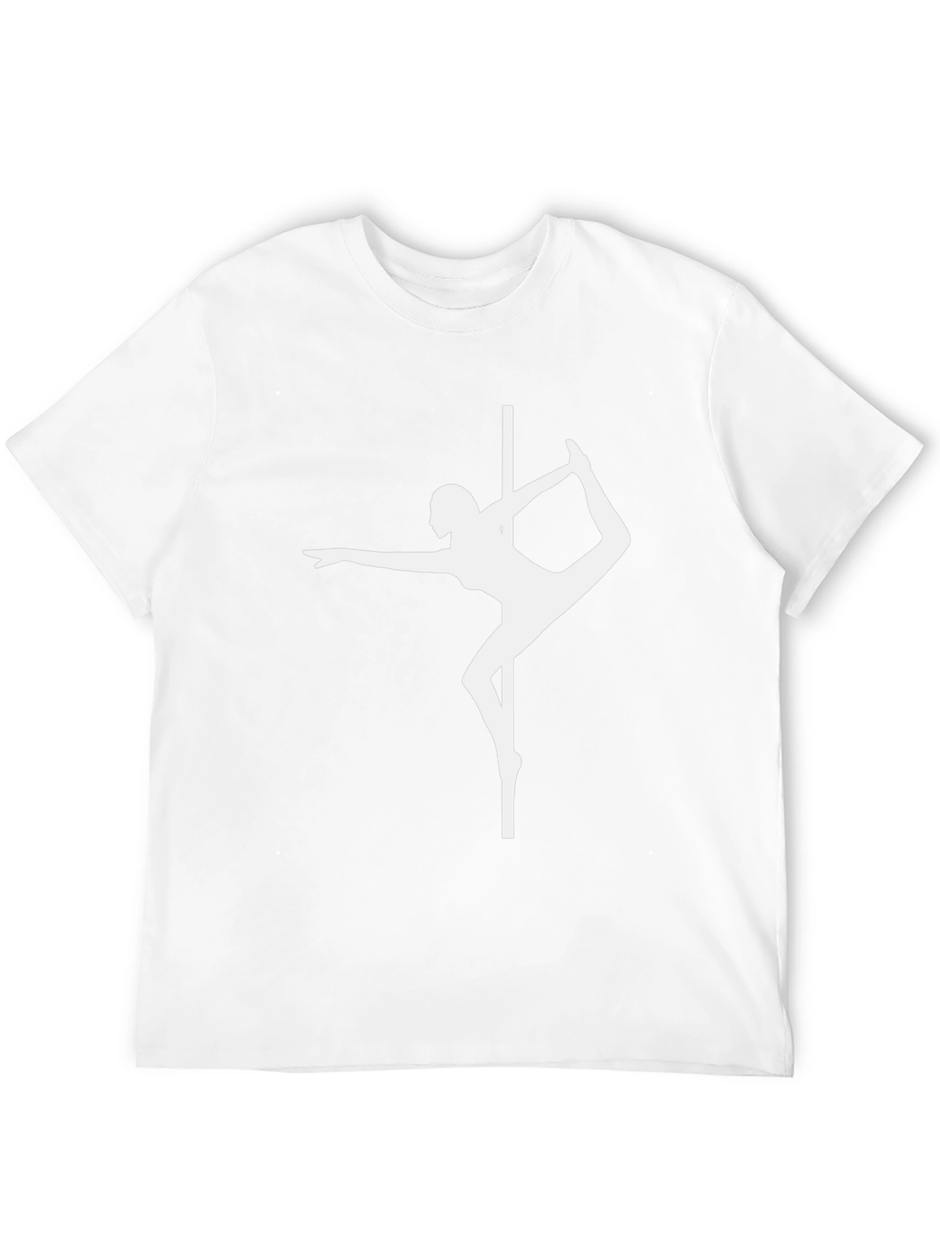 Pole Dance Silhouette Black T-Shirt