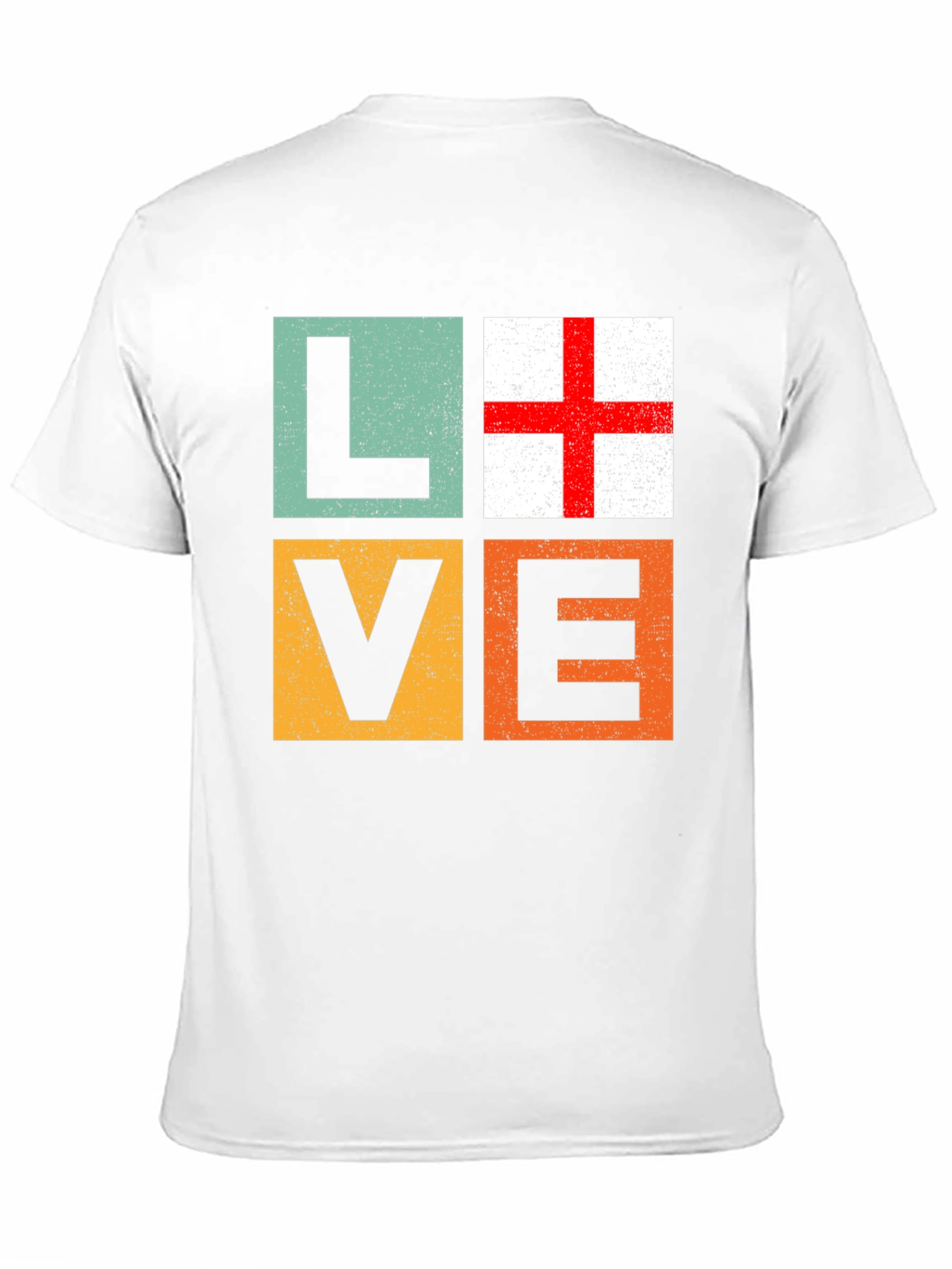 Love England Flag T-Shirt - Graphic Tee