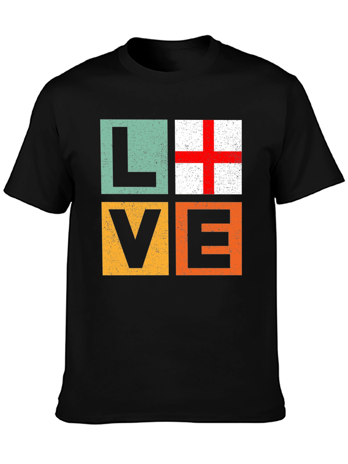 Love England Flag T-Shirt - Graphic Tee