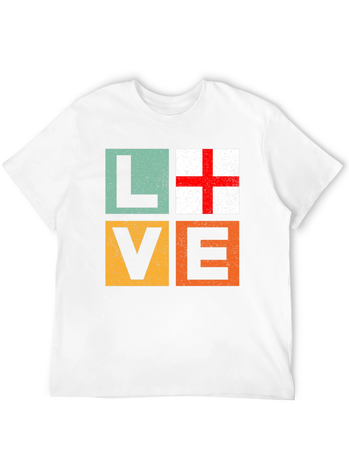 Love England Flag T-Shirt - Graphic Tee