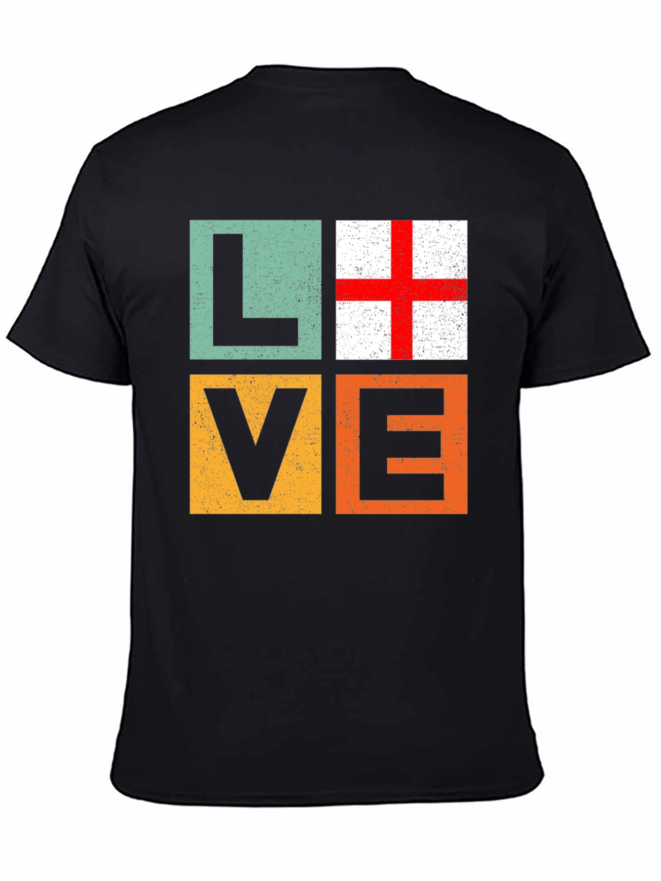 Love England Flag T-Shirt - Graphic Tee
