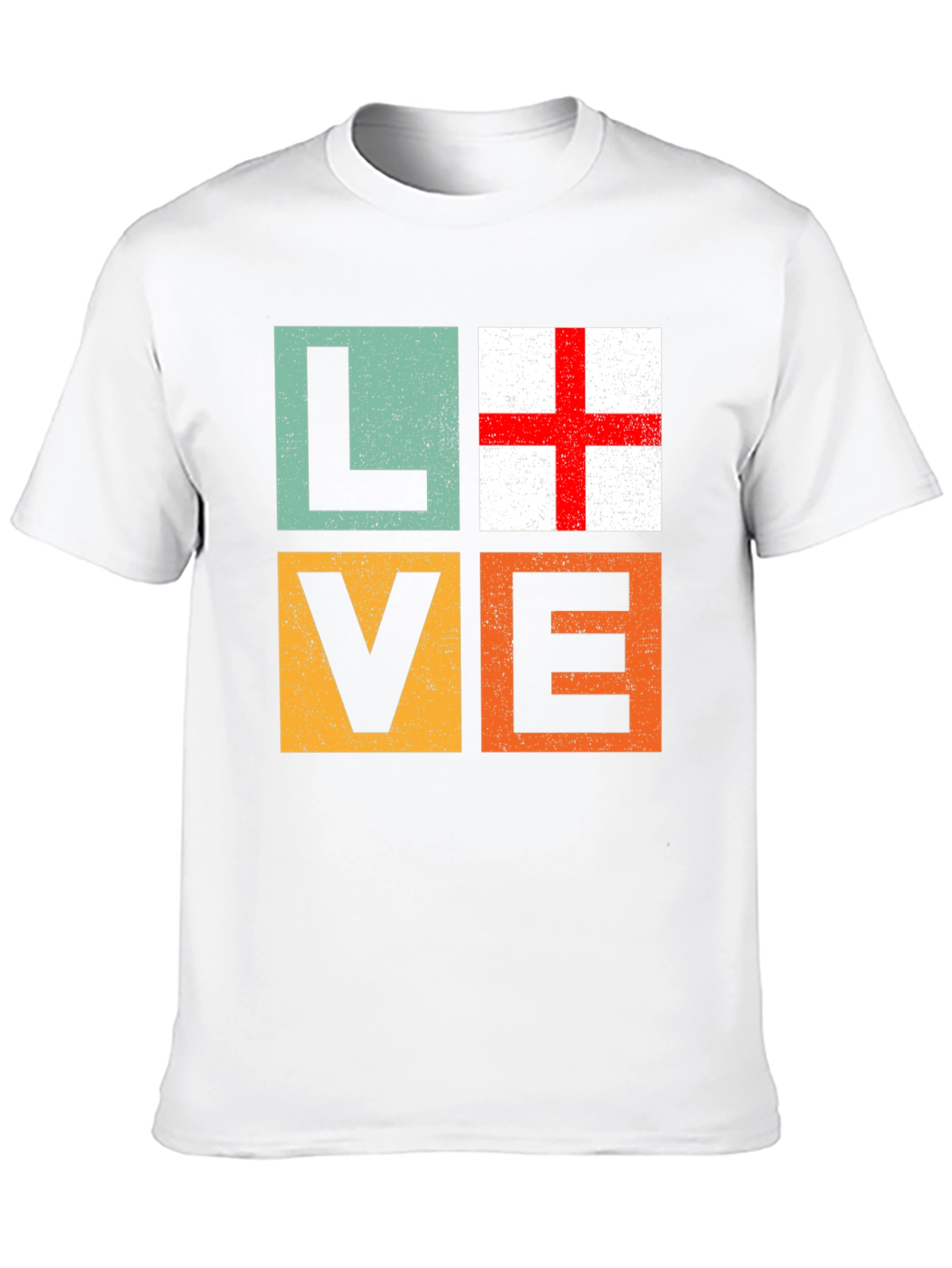Love England Flag T-Shirt - Graphic Tee