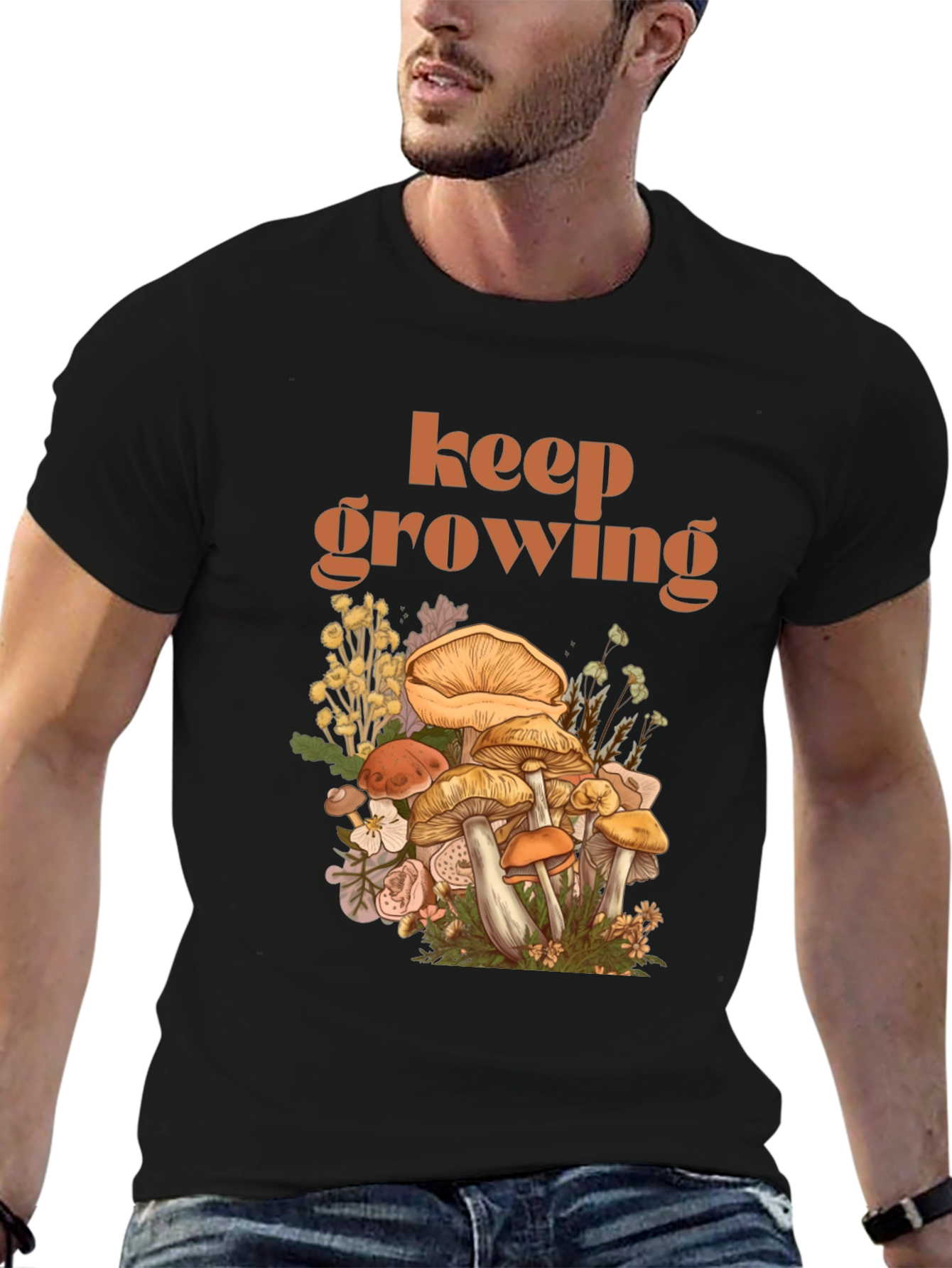 Keep Growing Mushroom T-Shirt