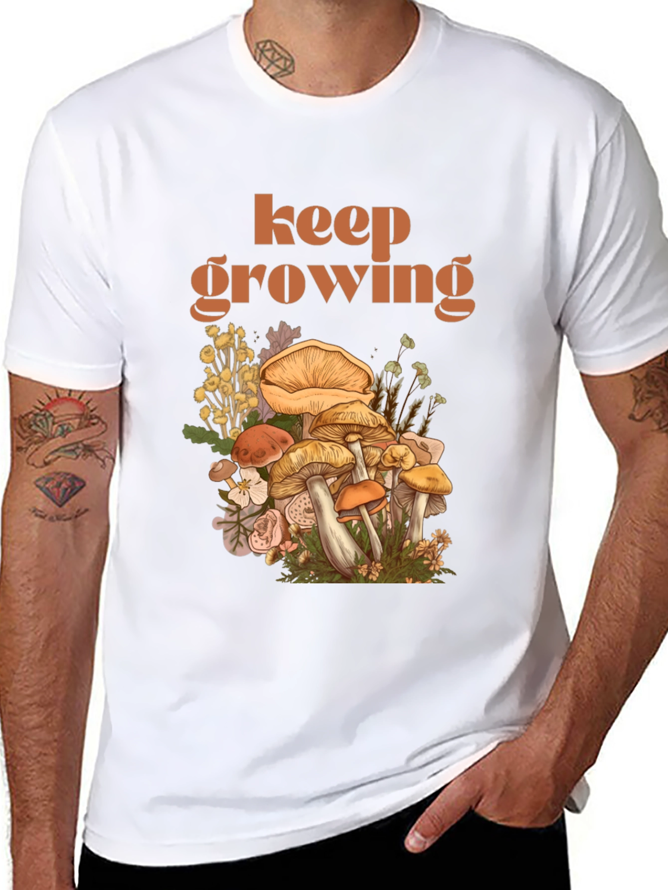 Keep Growing Mushroom T-Shirt