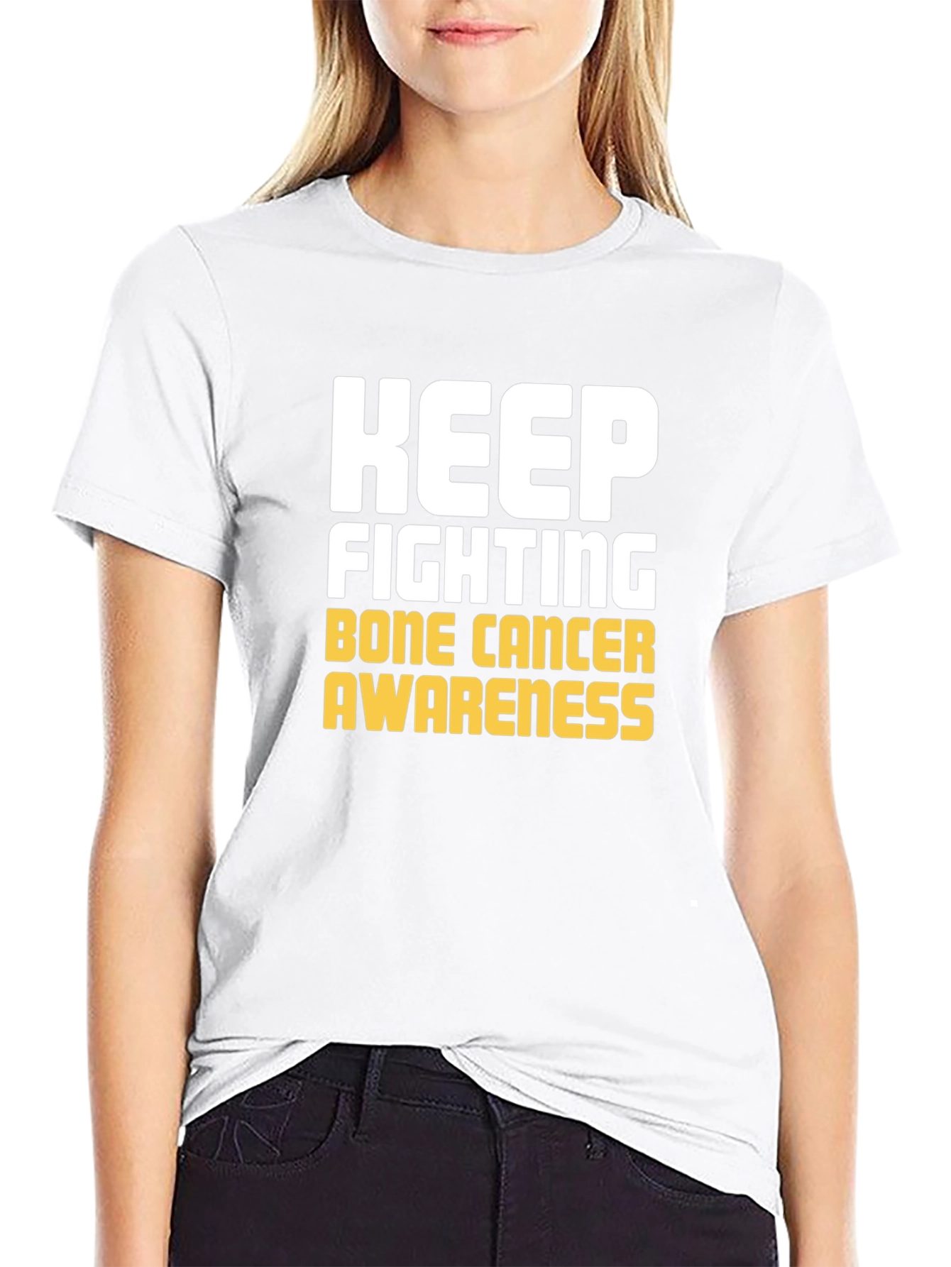 Keep Fighting Bone Cancer Awareness T-Shirt
