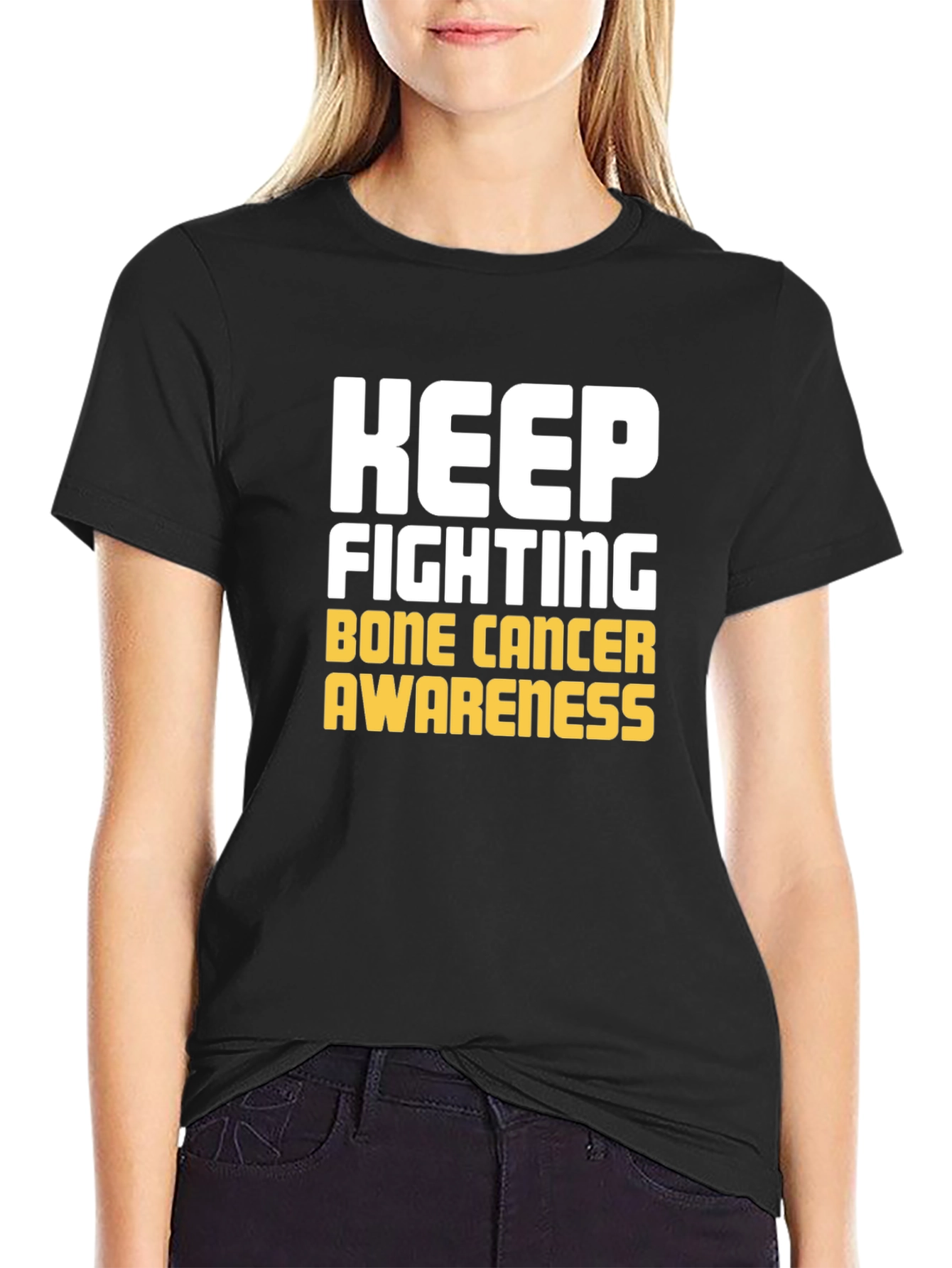 Keep Fighting Bone Cancer Awareness T-Shirt
